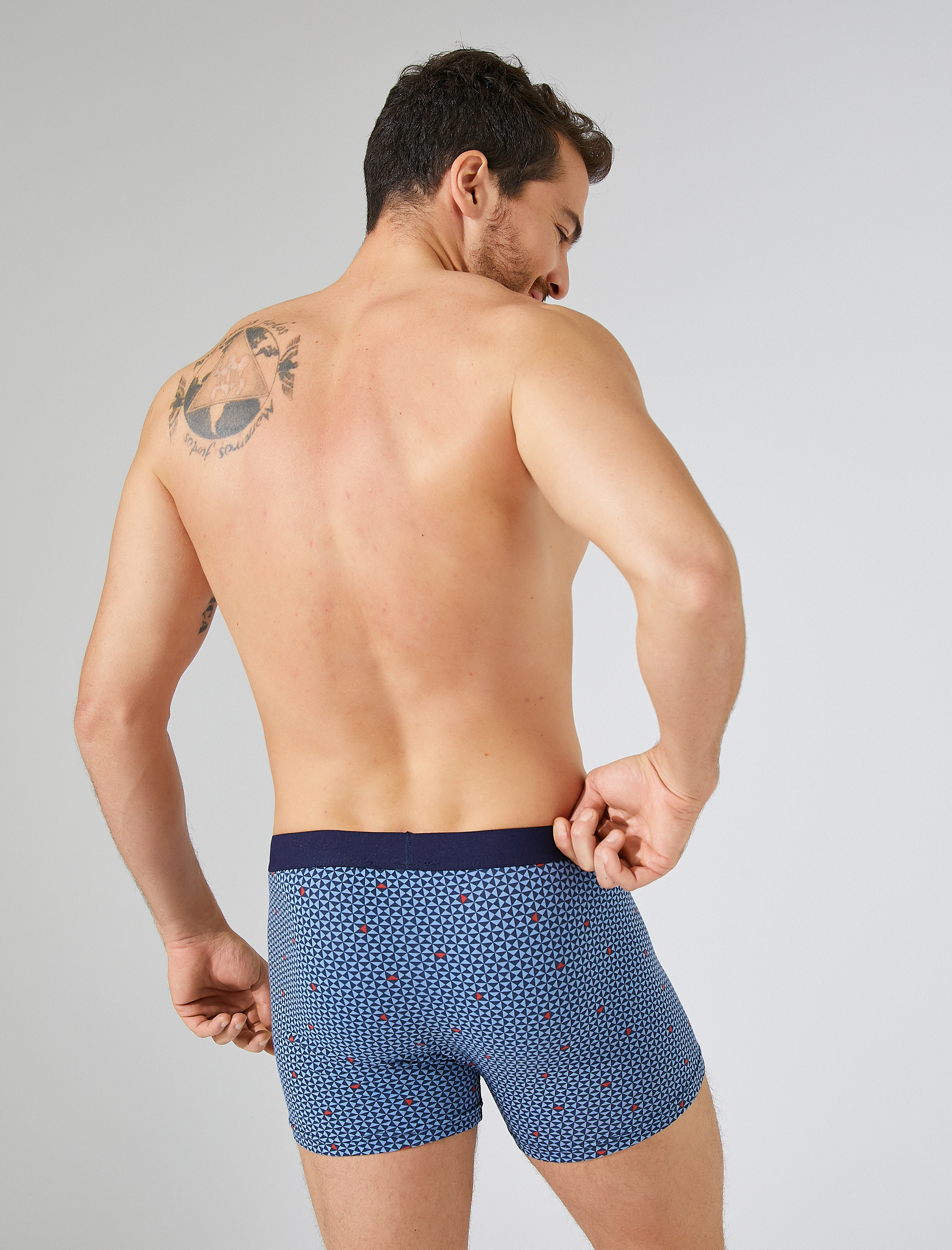   Baskılı Basic Regular Boxer