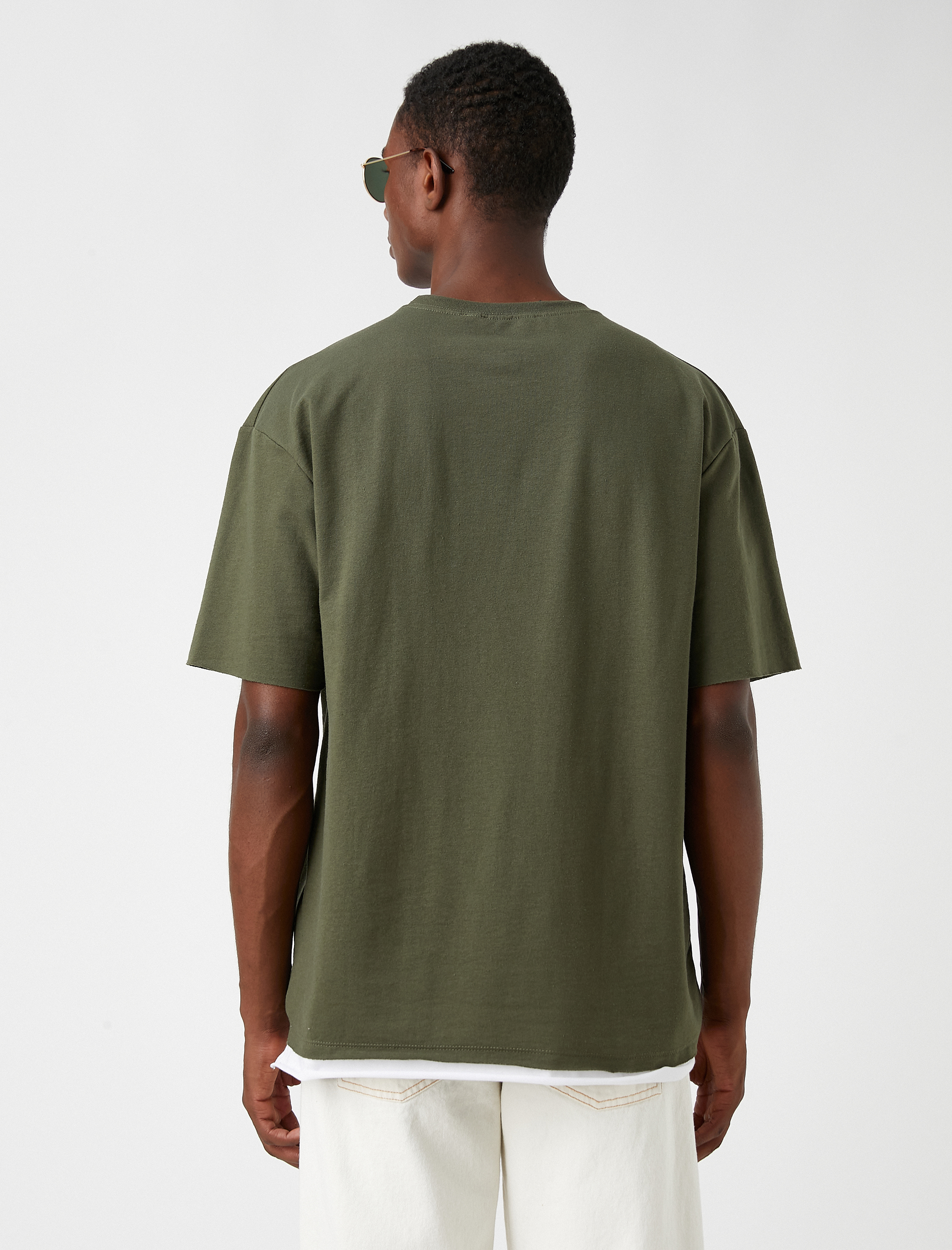   Baskılı Oversize Tişört