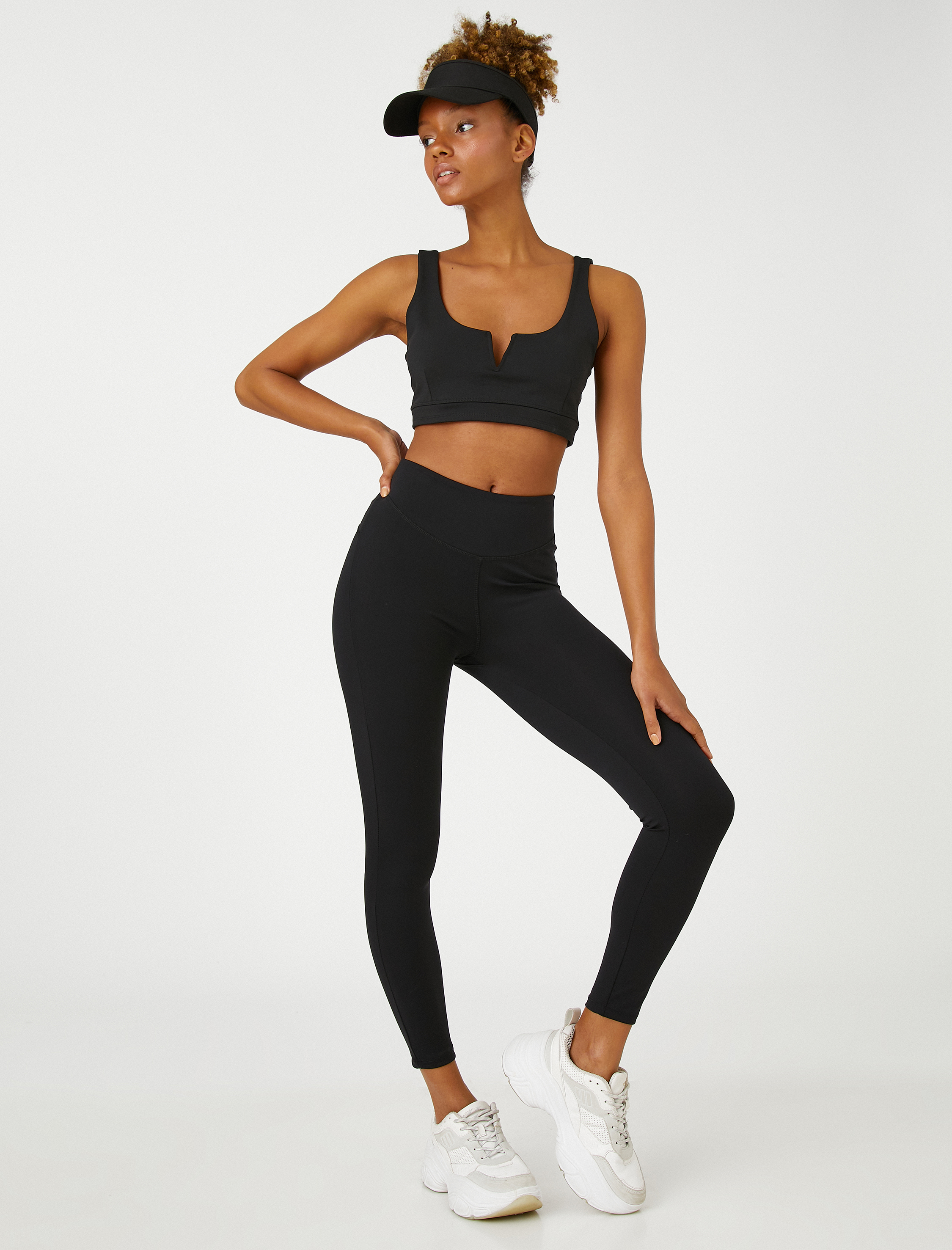   Toparlayıcı Tayt Yüksek Bel Dikiş Detaylı İpeksi Görünümlü