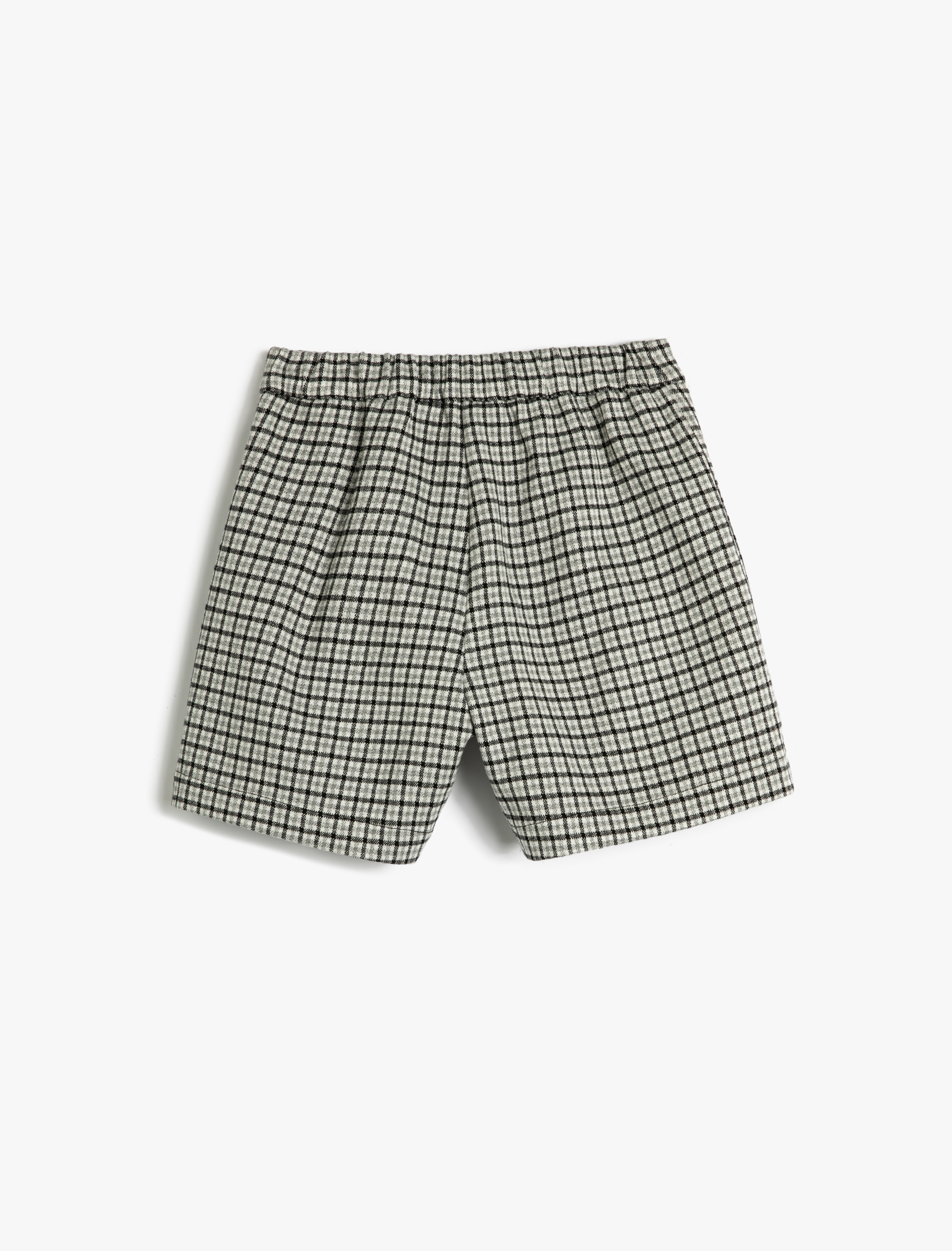  Kız Çocuk Şort Etek Pileli Beli Lastikli