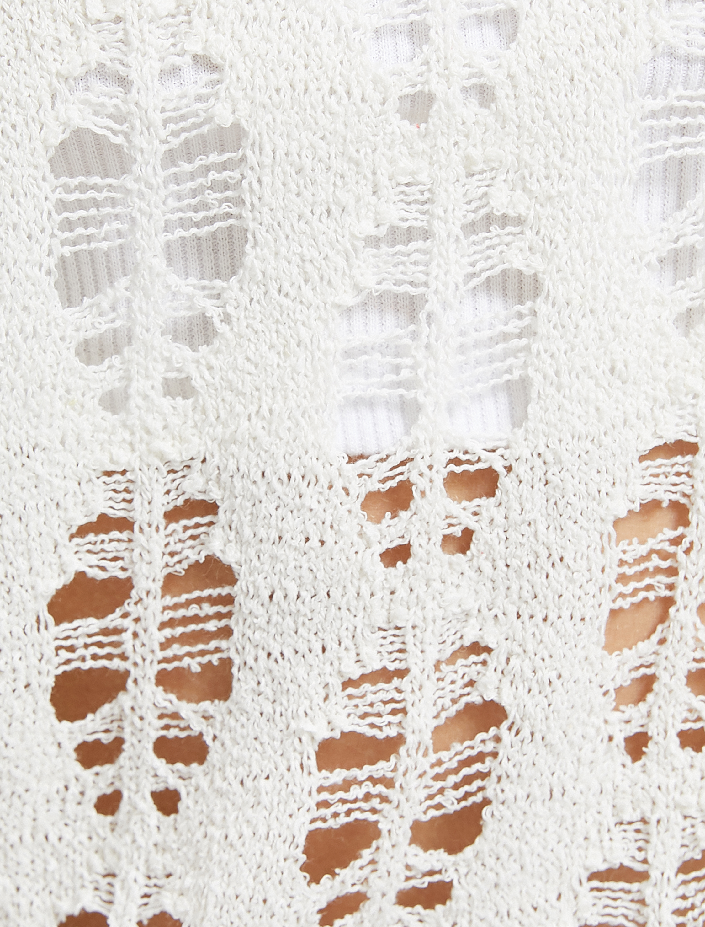 Uzun Kollu Tişört Ajurlu Bisiklet Yaka Kısa Kollu