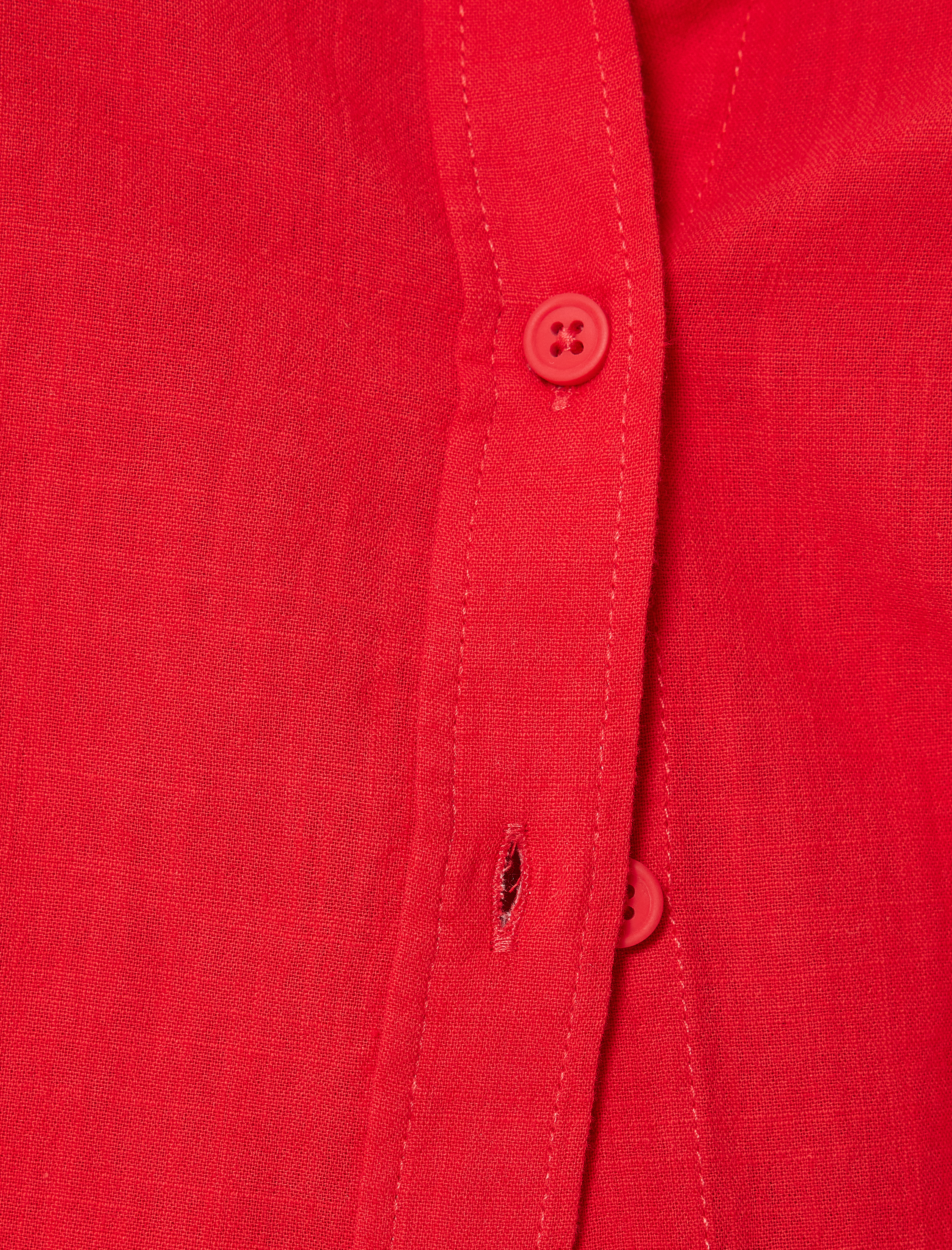 Uzun Kollu Gömlek Düğmeli Klasik Yaka Pamuklu