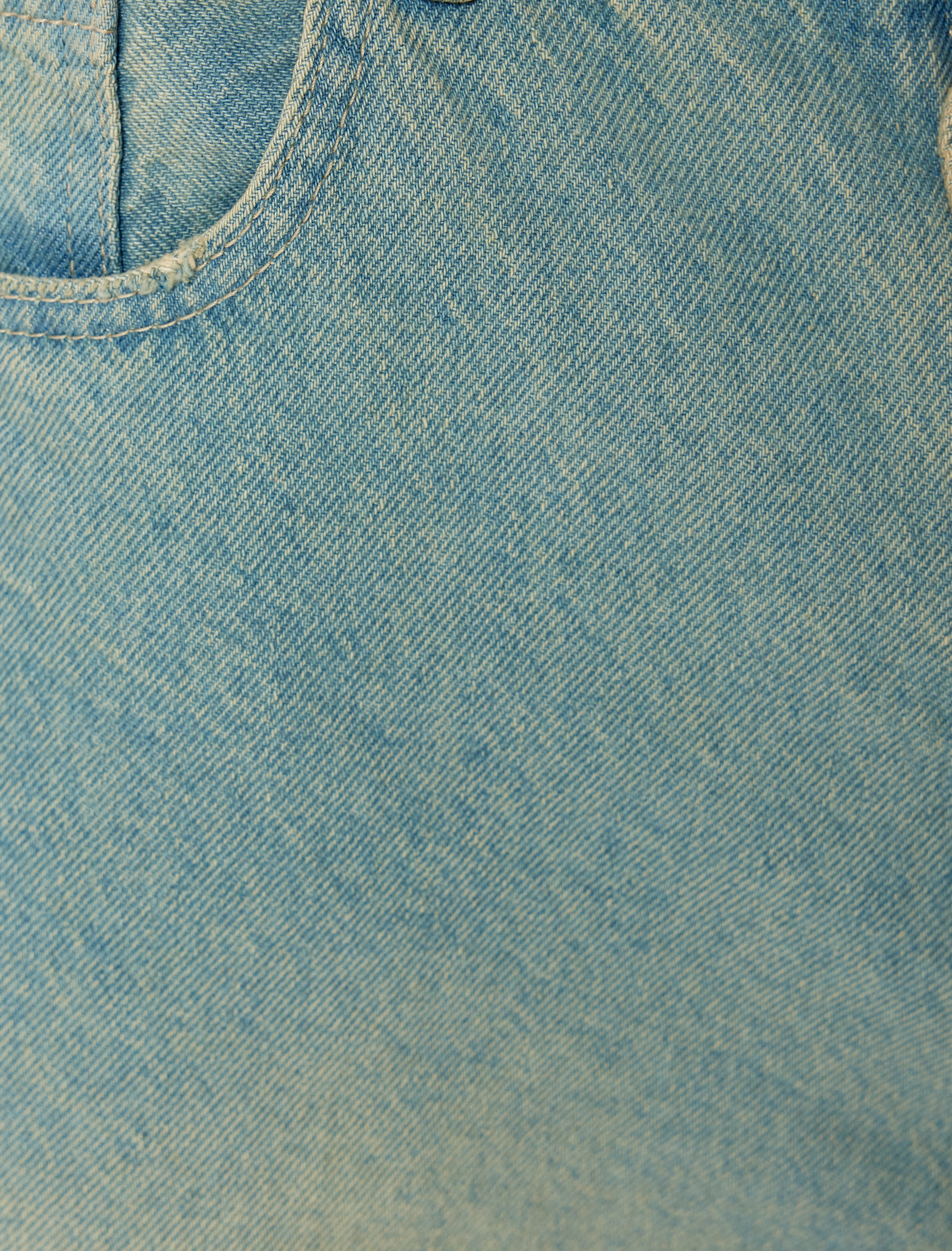   Baggy Jean Şort Cep Detaylı Oversize Pamuklu