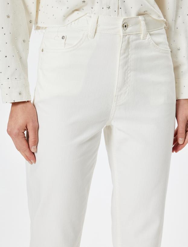 Yüksek Bel Kot Pantolon Dar Paça - Carmen Jeans_4
