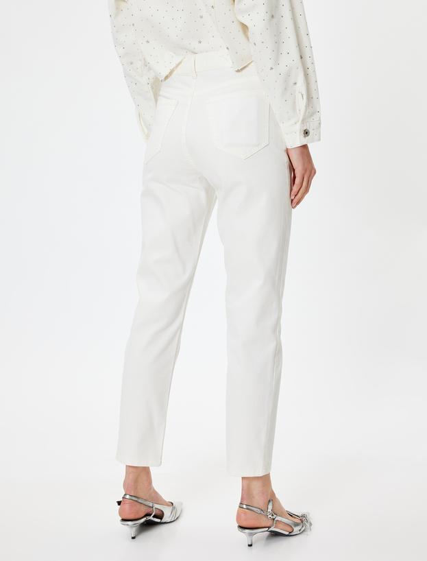 Yüksek Bel Kot Pantolon Dar Paça - Carmen Jeans_3