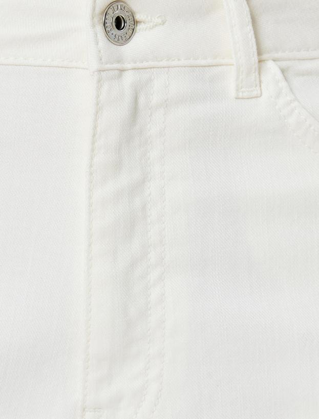 Yüksek Bel Kot Pantolon Dar Paça - Carmen Jeans_5