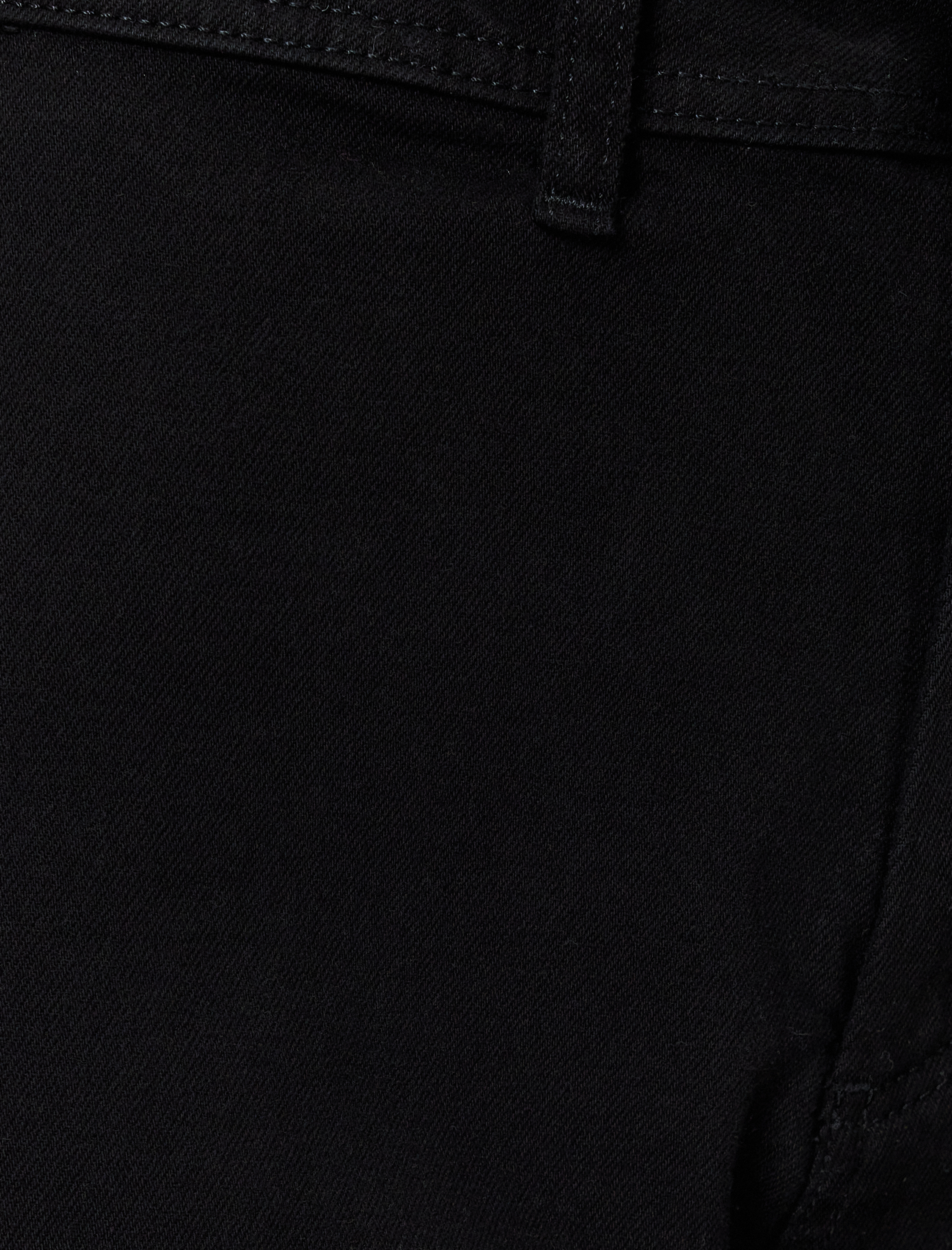   Standart Bel Geniş Paça Düğmeli Culotte Jeans