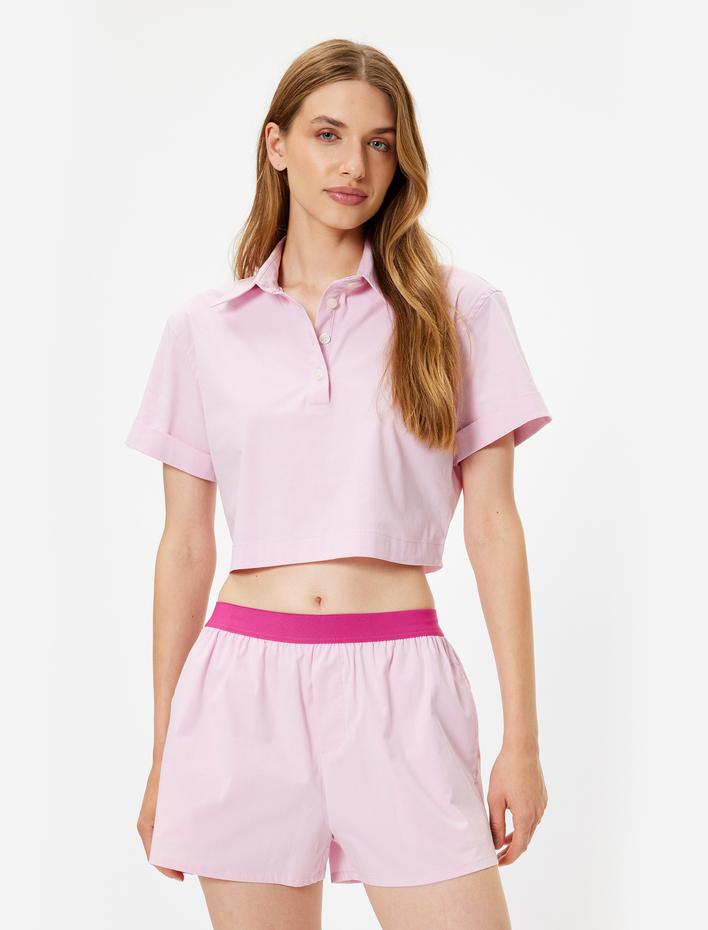  Boxer Şort Pijama Altı Standart Lastikli Bel Pamuklu Bol Kalıp