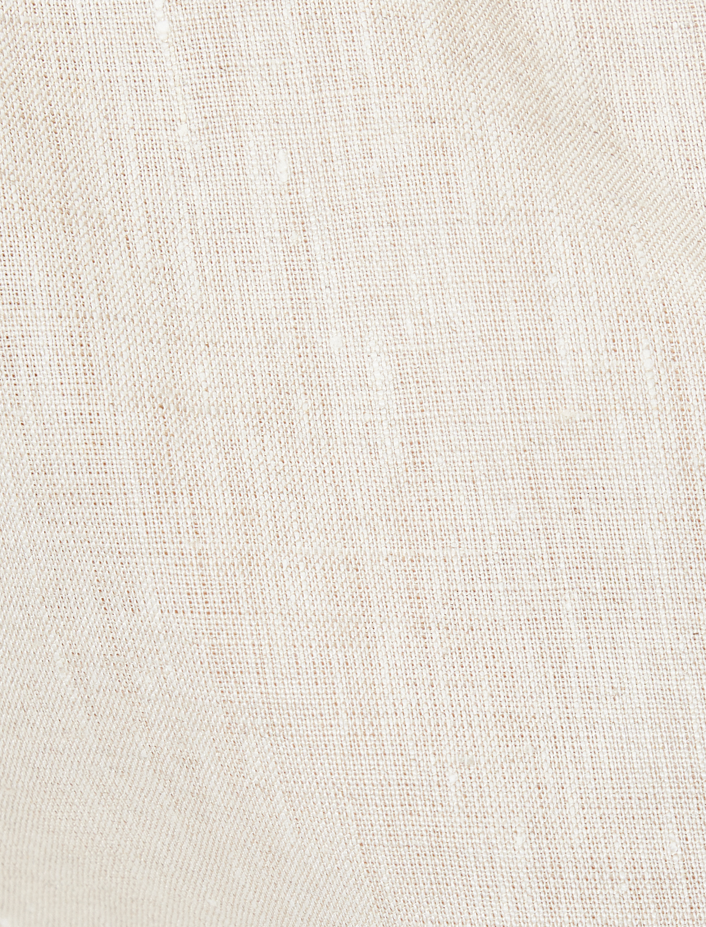   Oversize Keten Kimono Kalça Boy Geniş 3/4 Kol Kuşak Detaylı