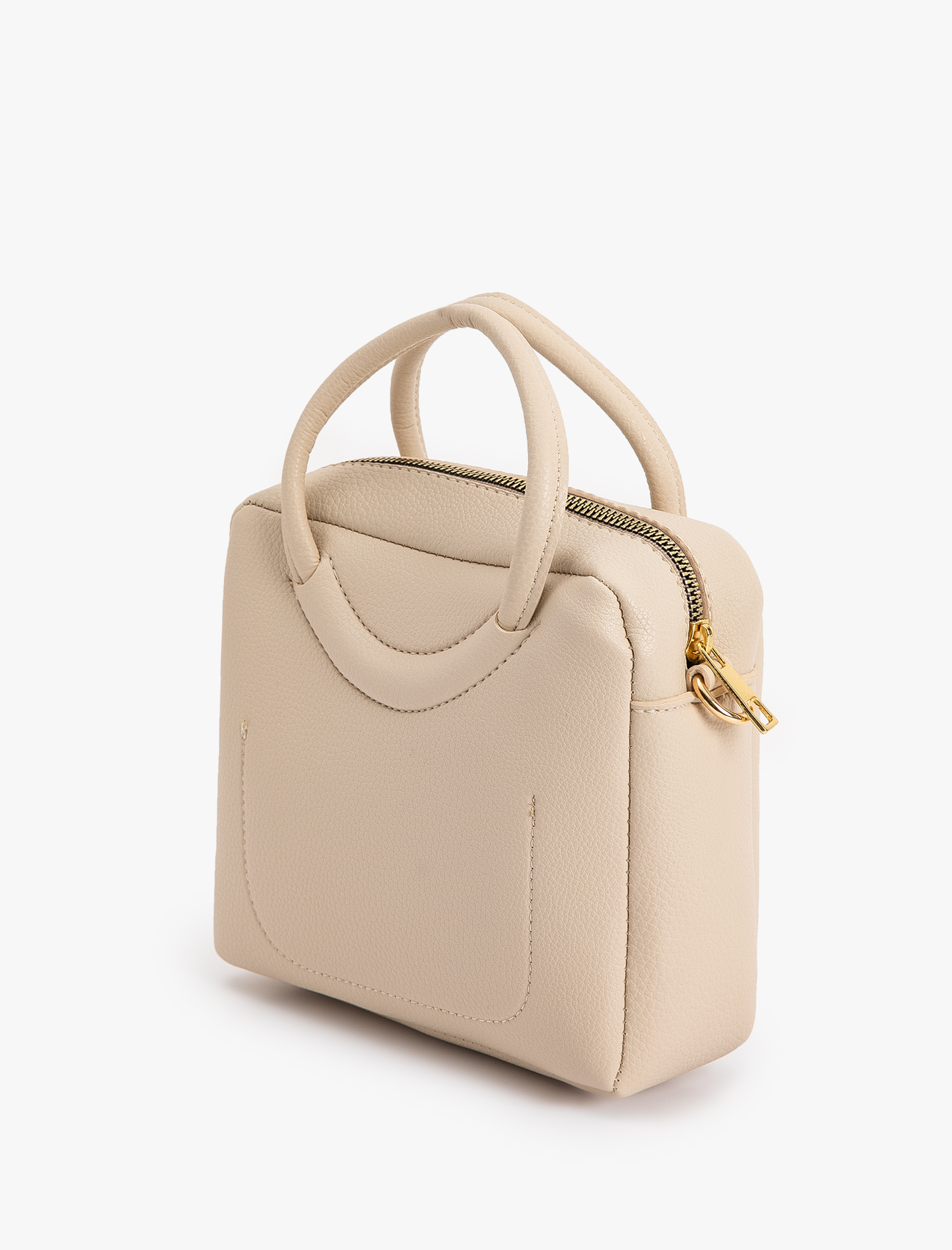  Kadın Mini Kare Çanta Suni Deri Askılı Saplı