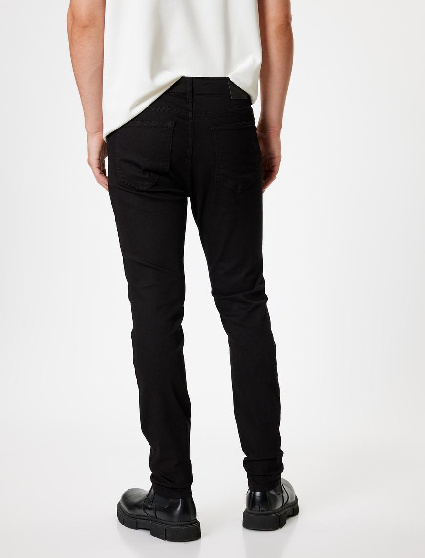   Standart Bel Skinny Fit Kot Pantolon -  Michael Jean