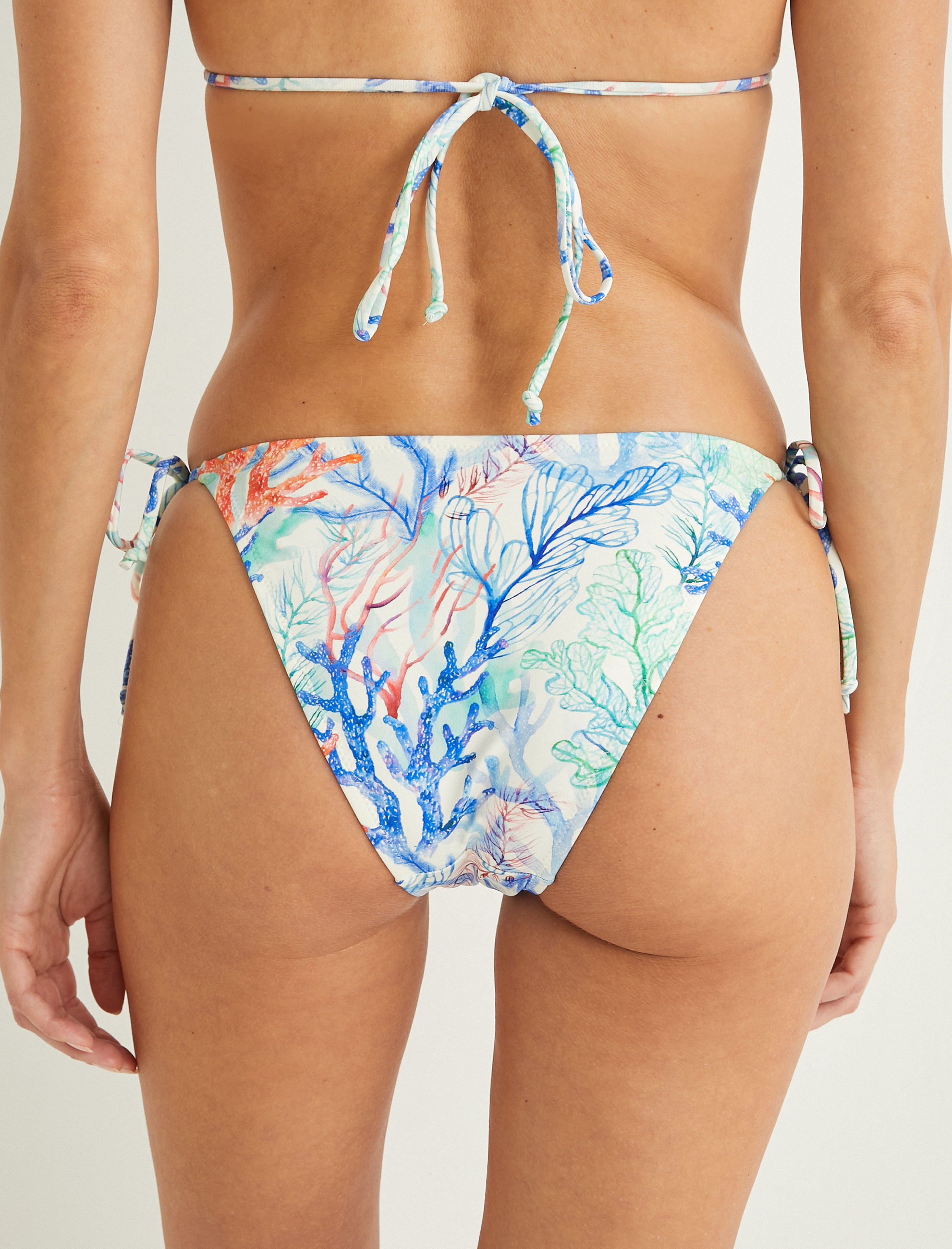   Koton X Şahika Ercümen - İpli Bikini Altı Mercan Baskılı