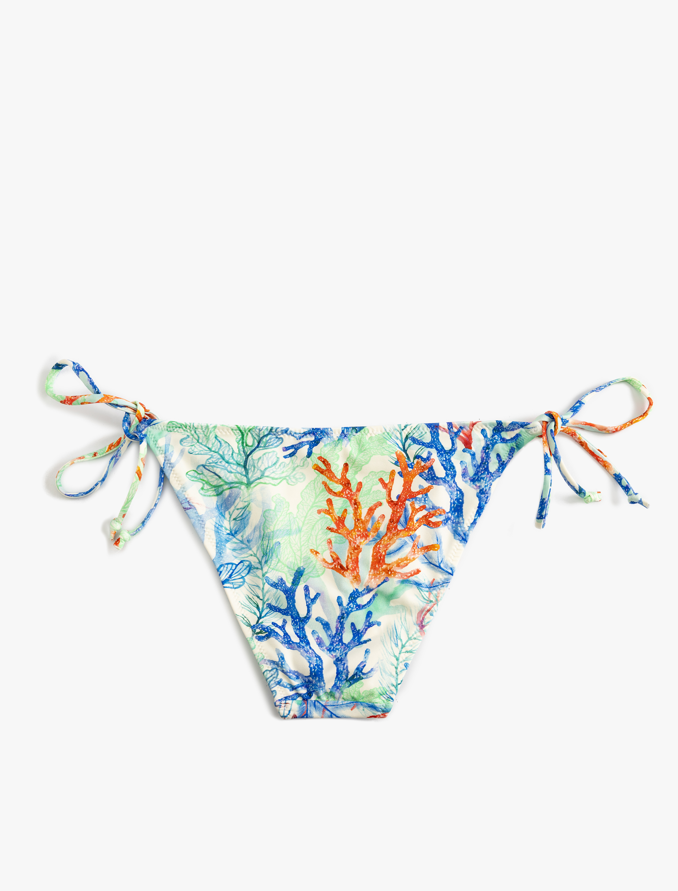   Koton X Şahika Ercümen - İpli Bikini Altı Mercan Baskılı