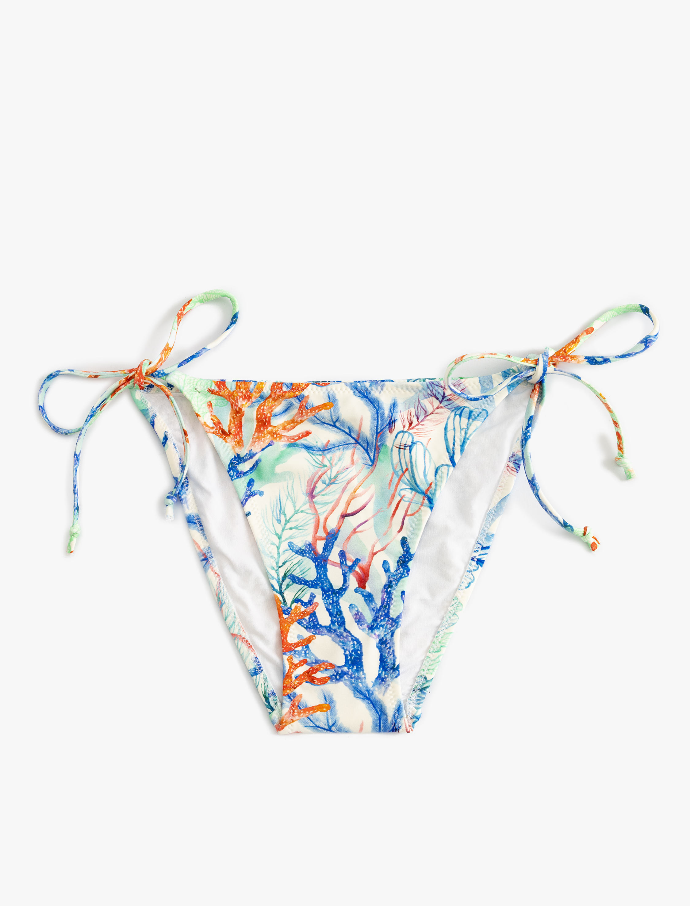   Koton X Şahika Ercümen - İpli Bikini Altı Mercan Baskılı