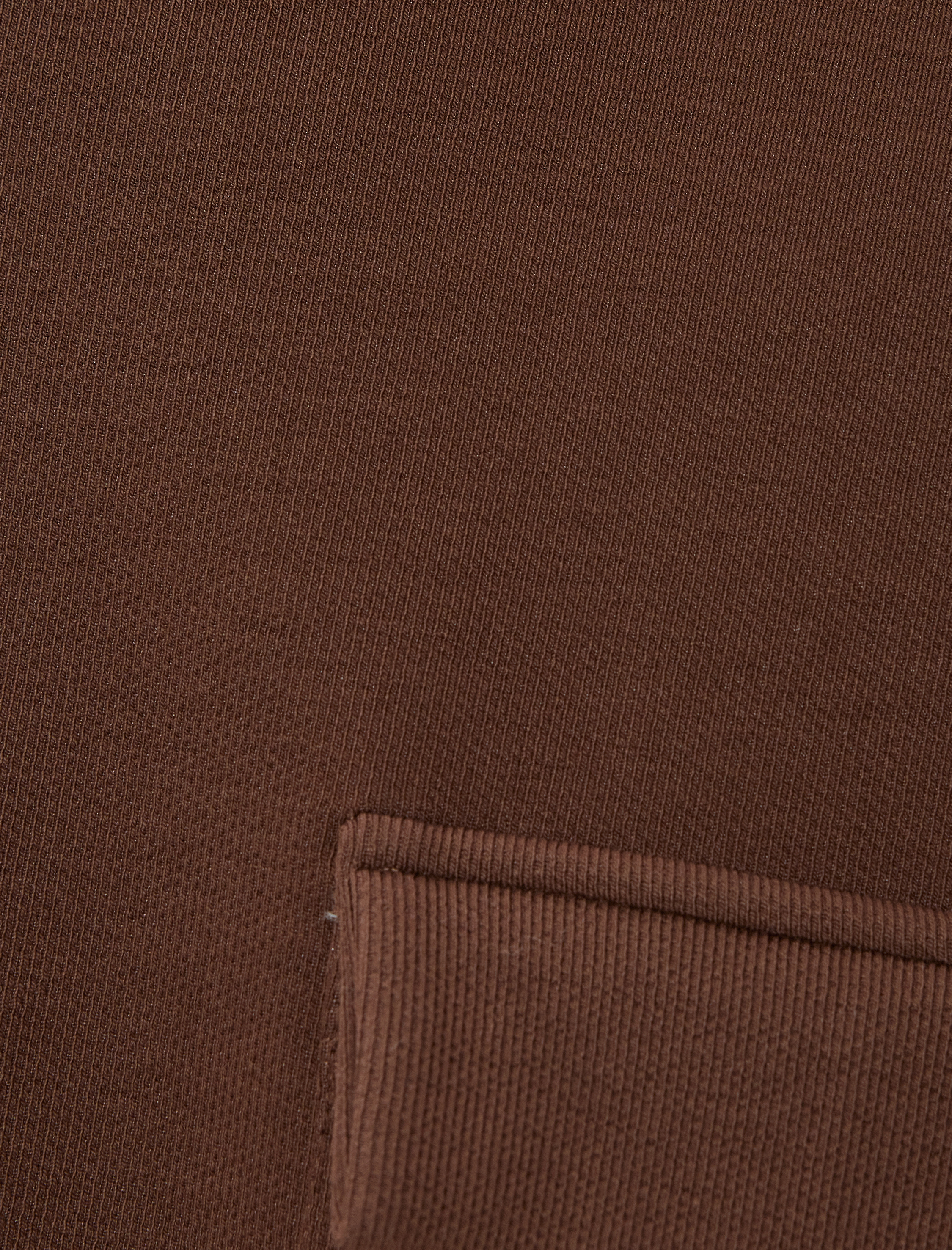   Kapaklı Cep Detaylı Kısa Kollu Bisiklet Yaka Crop Tişört