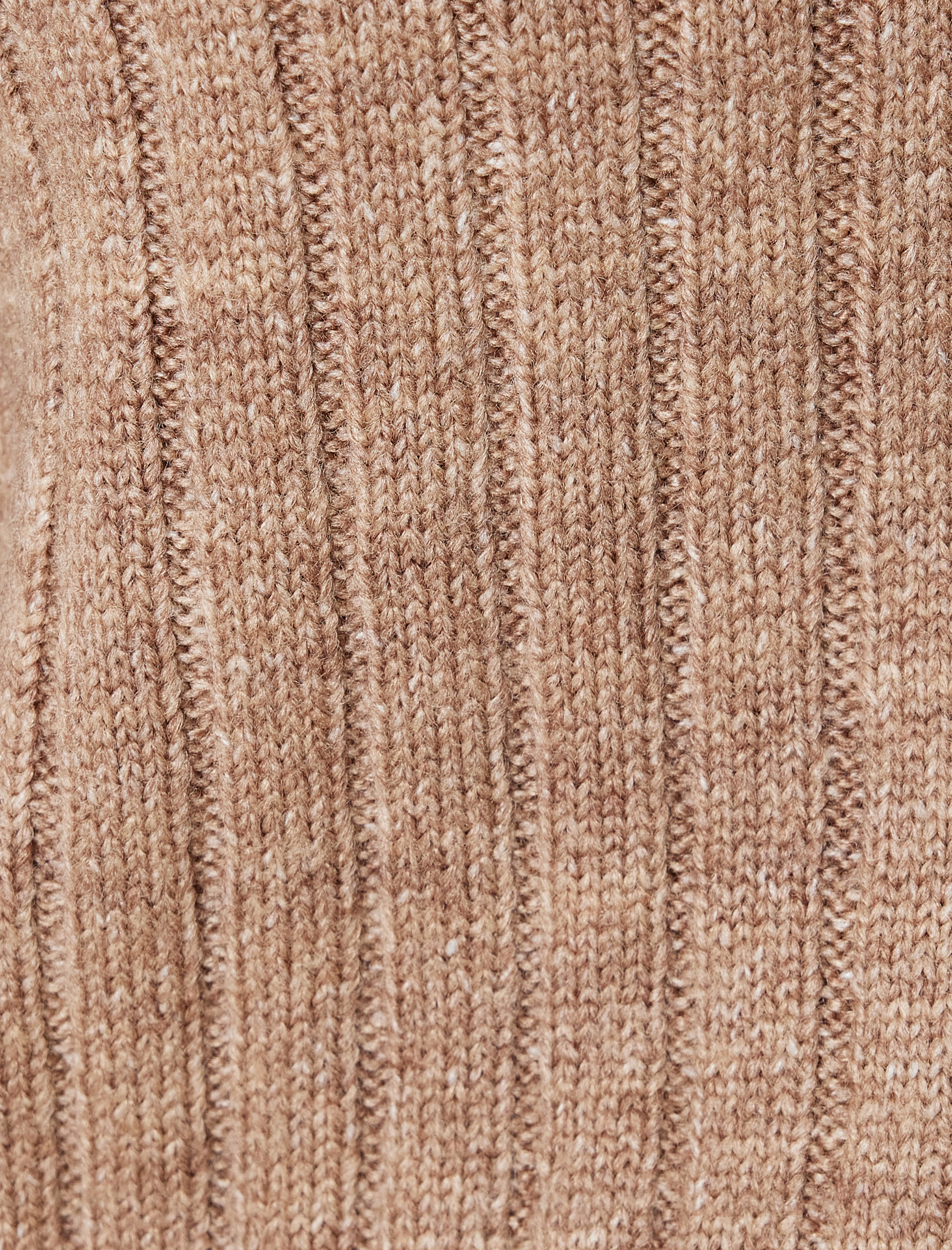   Yumuşak Dokulu V Yaka Düğmeli Çizgili Triko Hırka