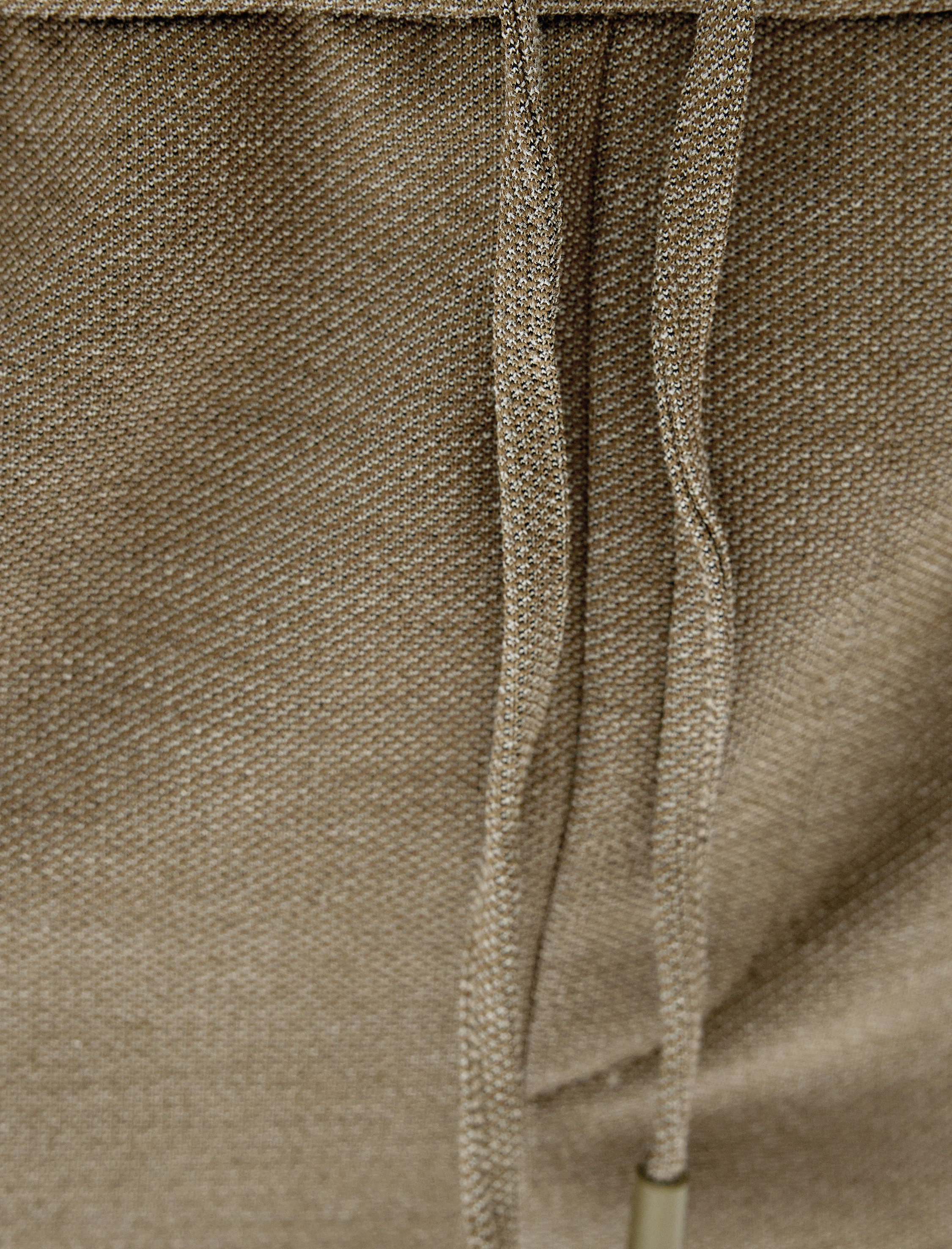   Beli Bağcıklı Pantolon Cep Detaylı Katlamalı Paça