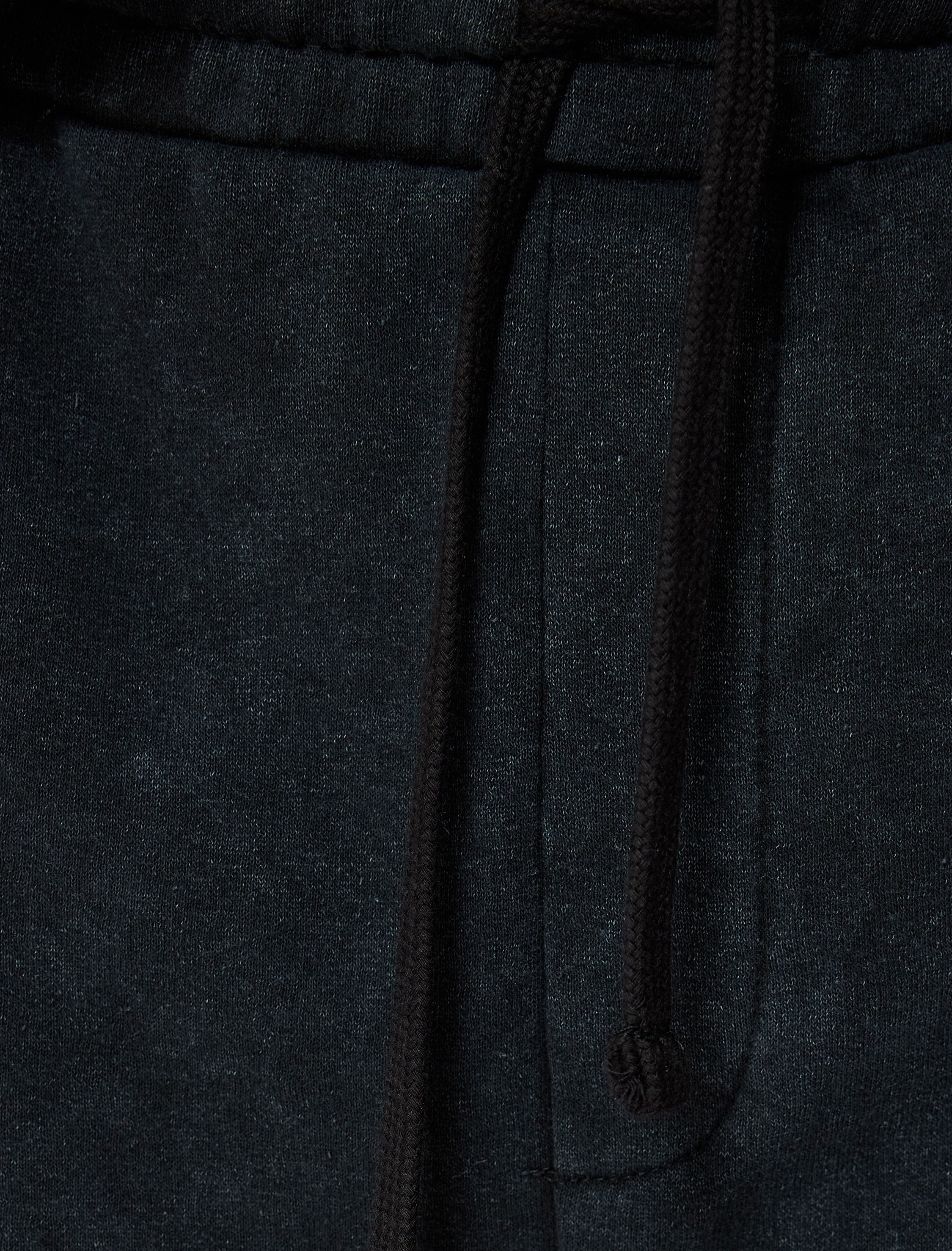   Bol Kalıp Eşofman Altı Beli Bağcıklı Yıkamalı Cep Detaylı Pamuk Karışımlı