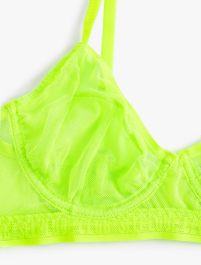  Dolgusuz Balenli Dantelli Sütyen