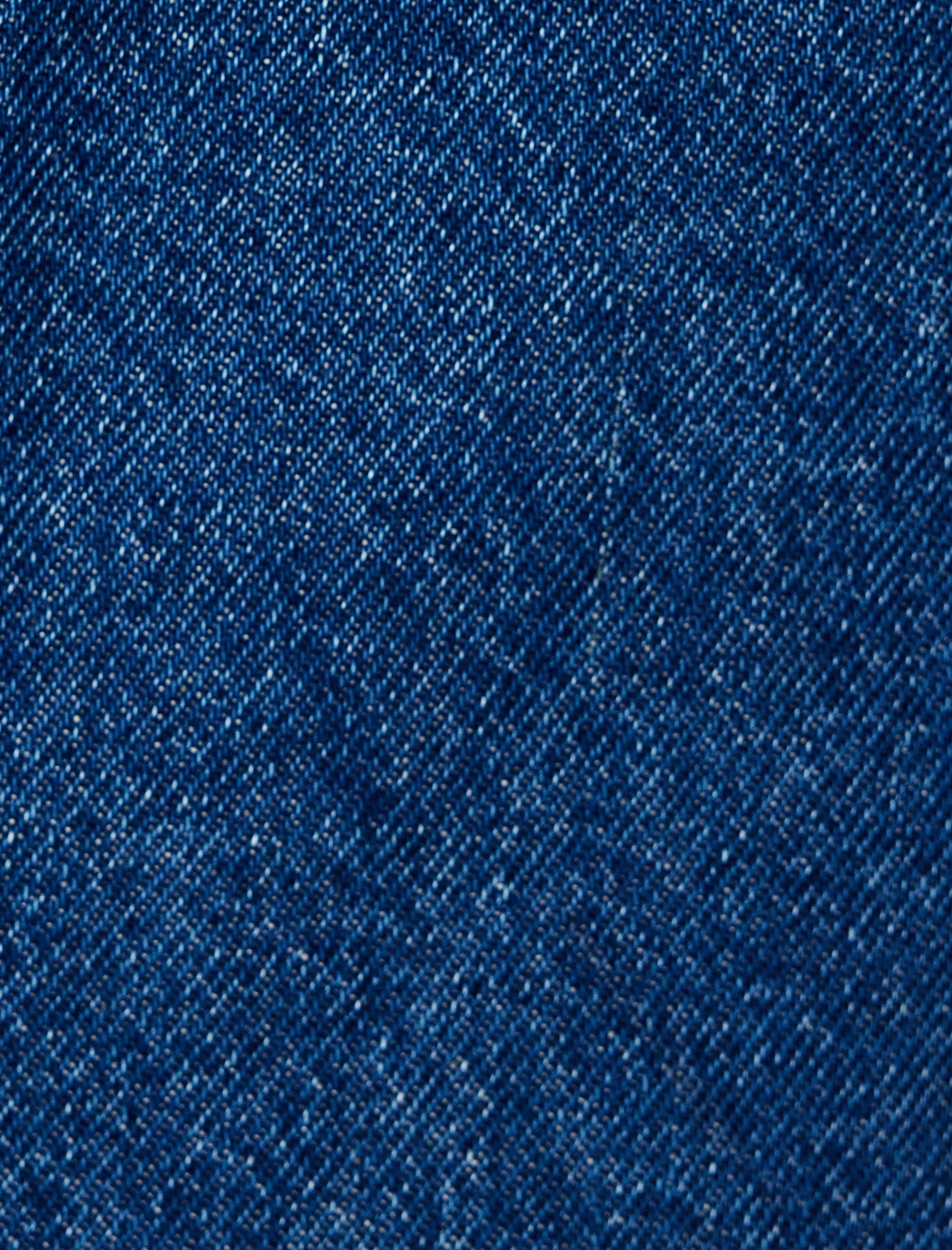   Yüksek Bel Düğmeli Yırtmaç Detaylı Midi Kot Etek