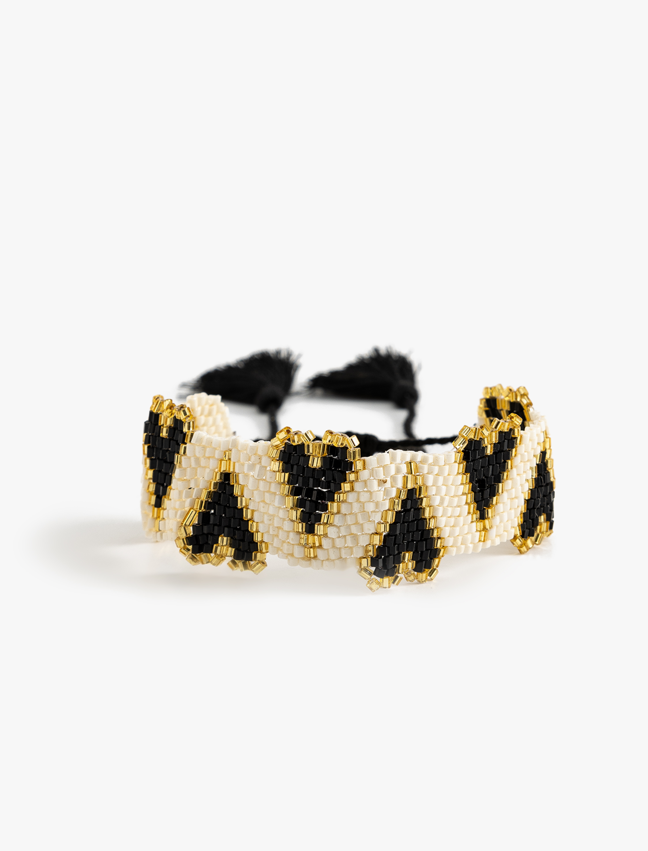  Kadın Bileklik İnci Boncuk Detaylı Kalp Desenli