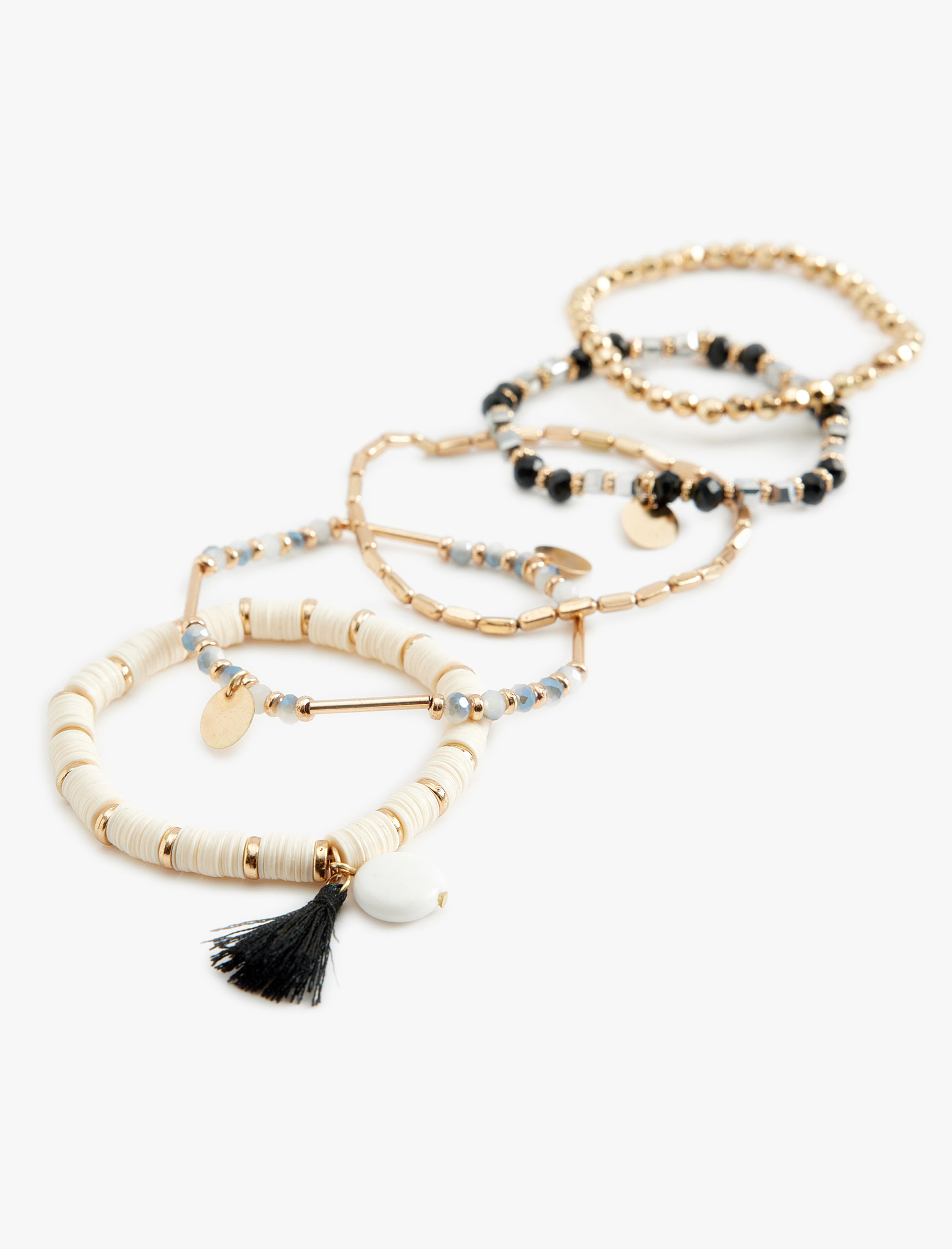  Kadın 5'li Bileklik Seti Boncuklu