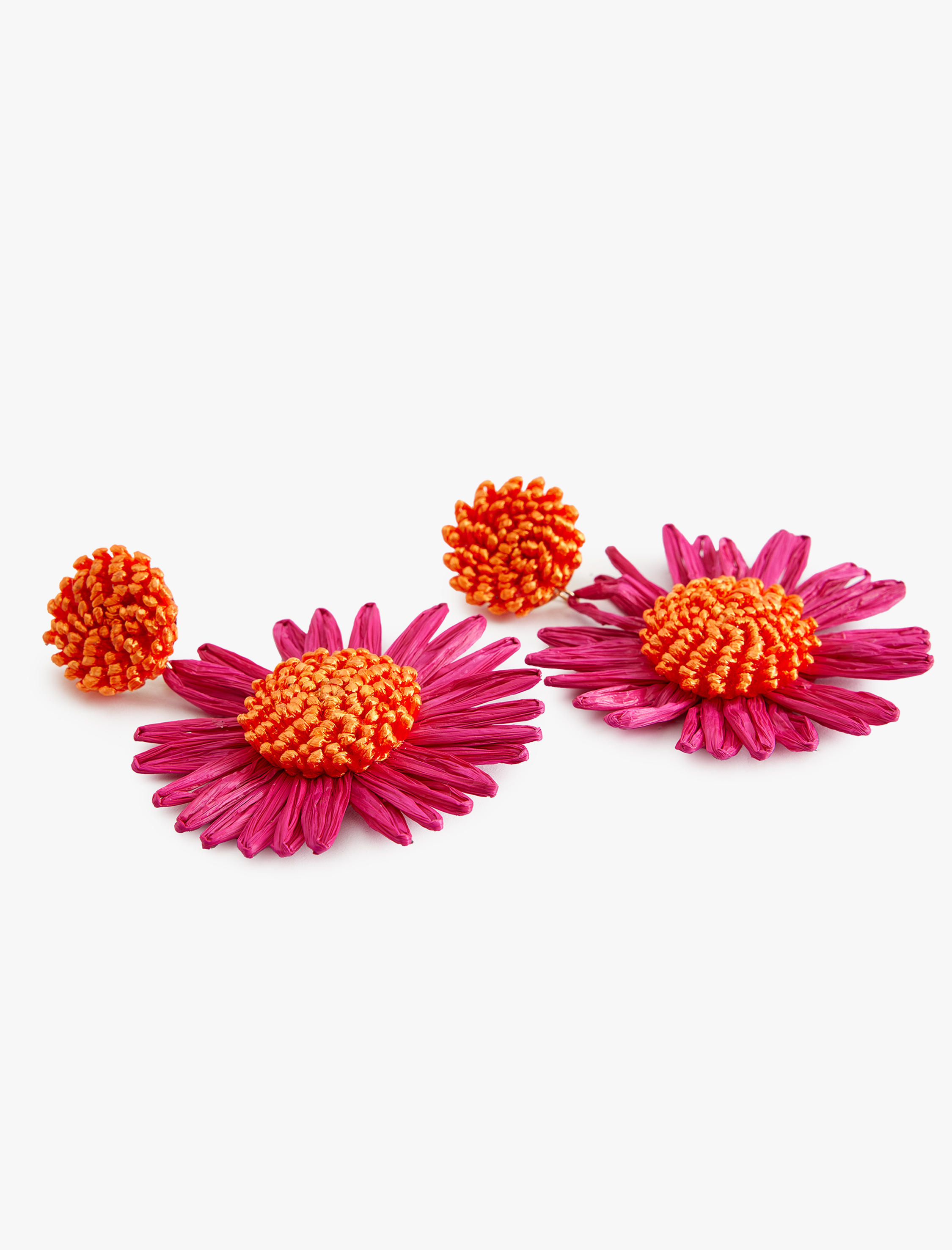  Kadın Papatya Küpe Hasır Sallantılı