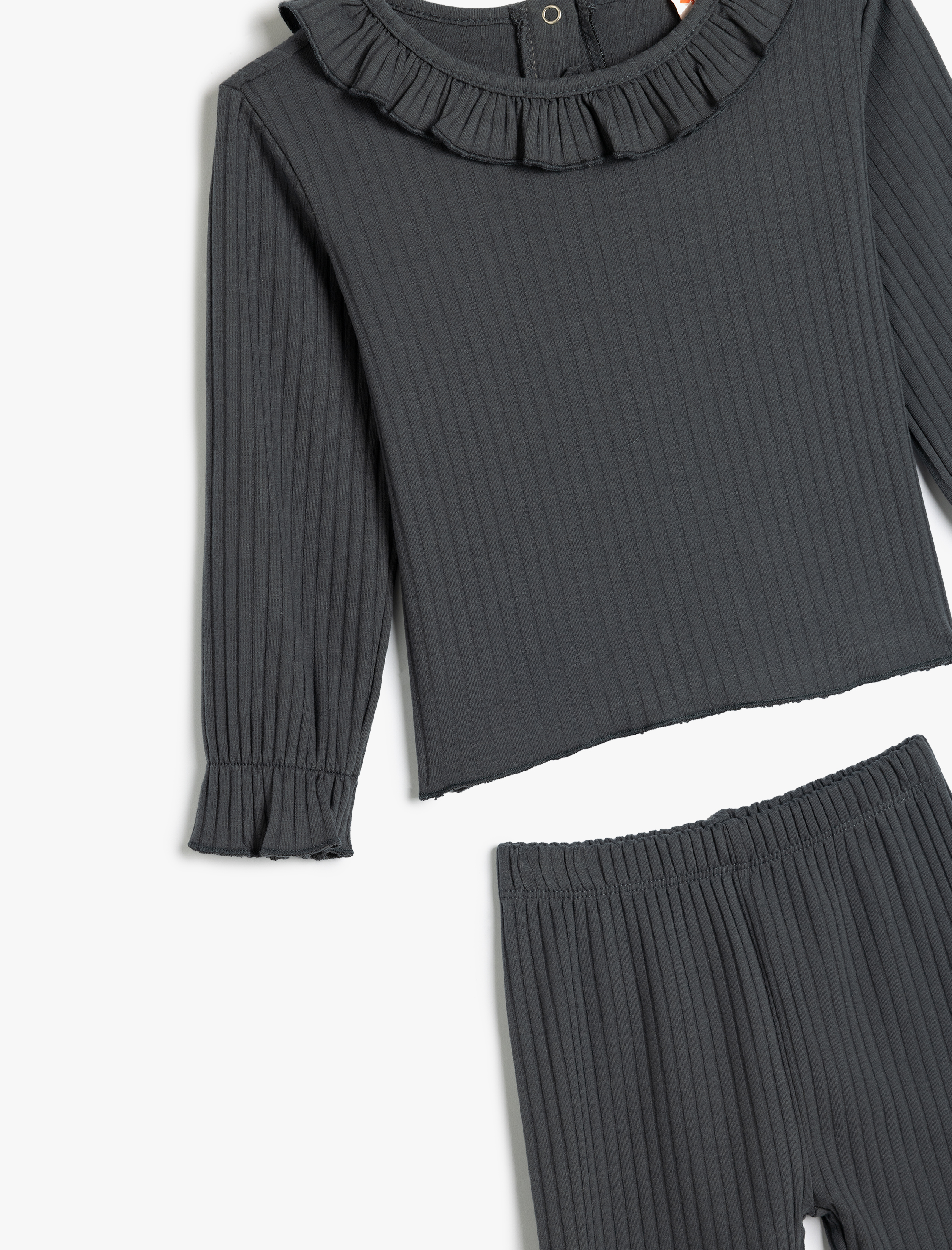  Kız Bebek Basic Tişört ve Eşofman Altı Takımı