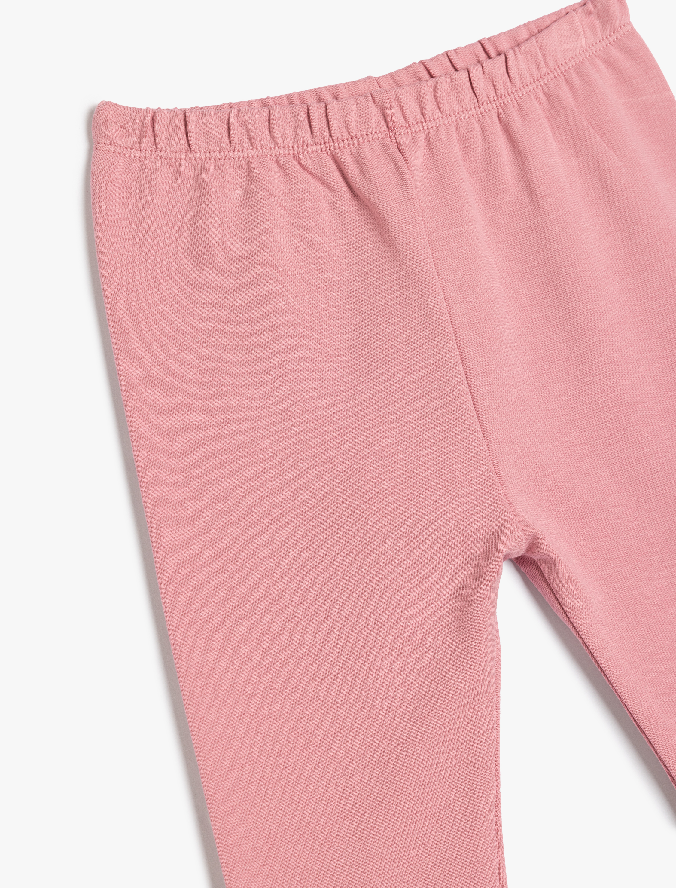  Kız Bebek Kışlık Tayt Beli Lastikli Şardonlu Pamuklu Şardonlu