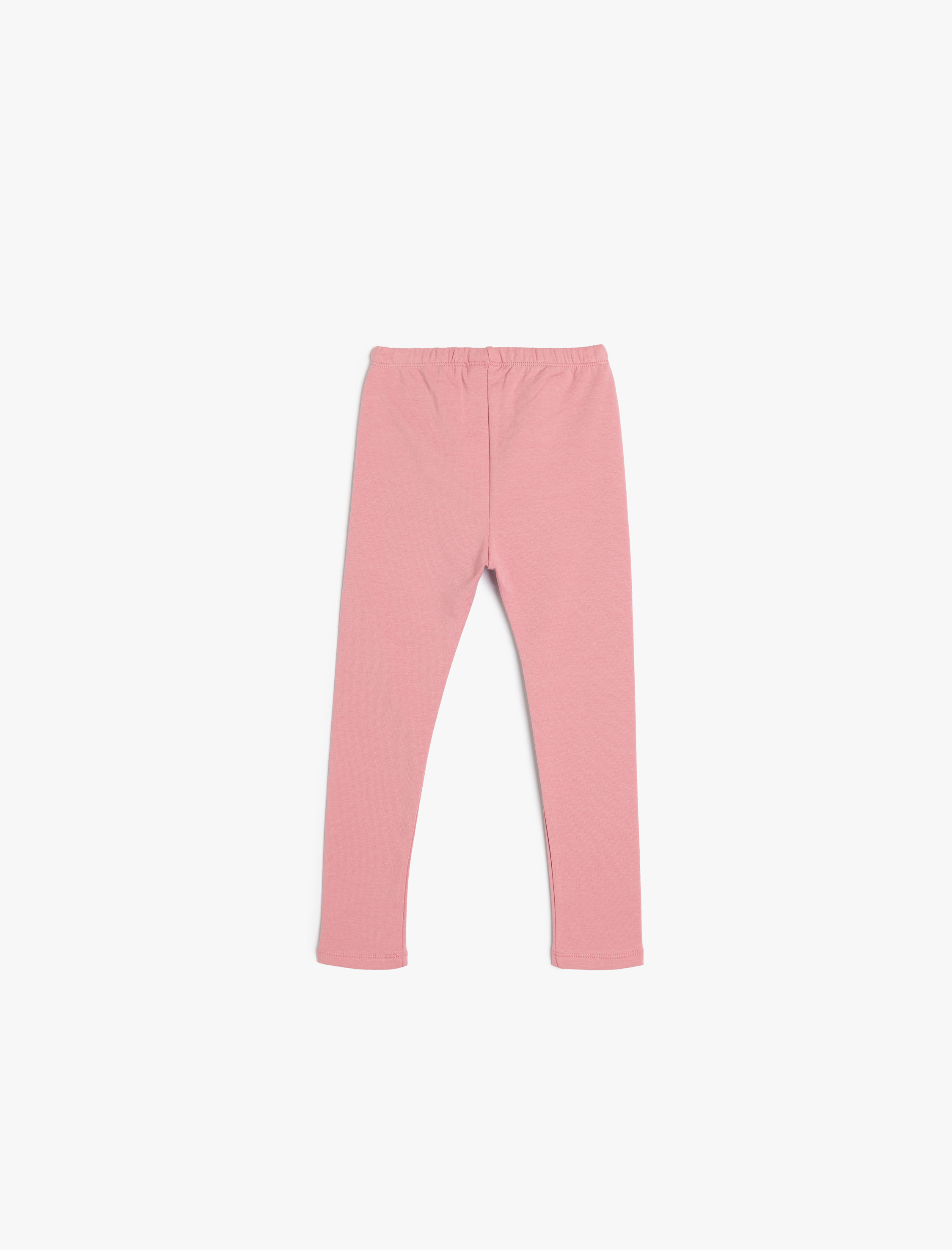  Kız Bebek Kışlık Tayt Beli Lastikli Şardonlu Pamuklu Şardonlu