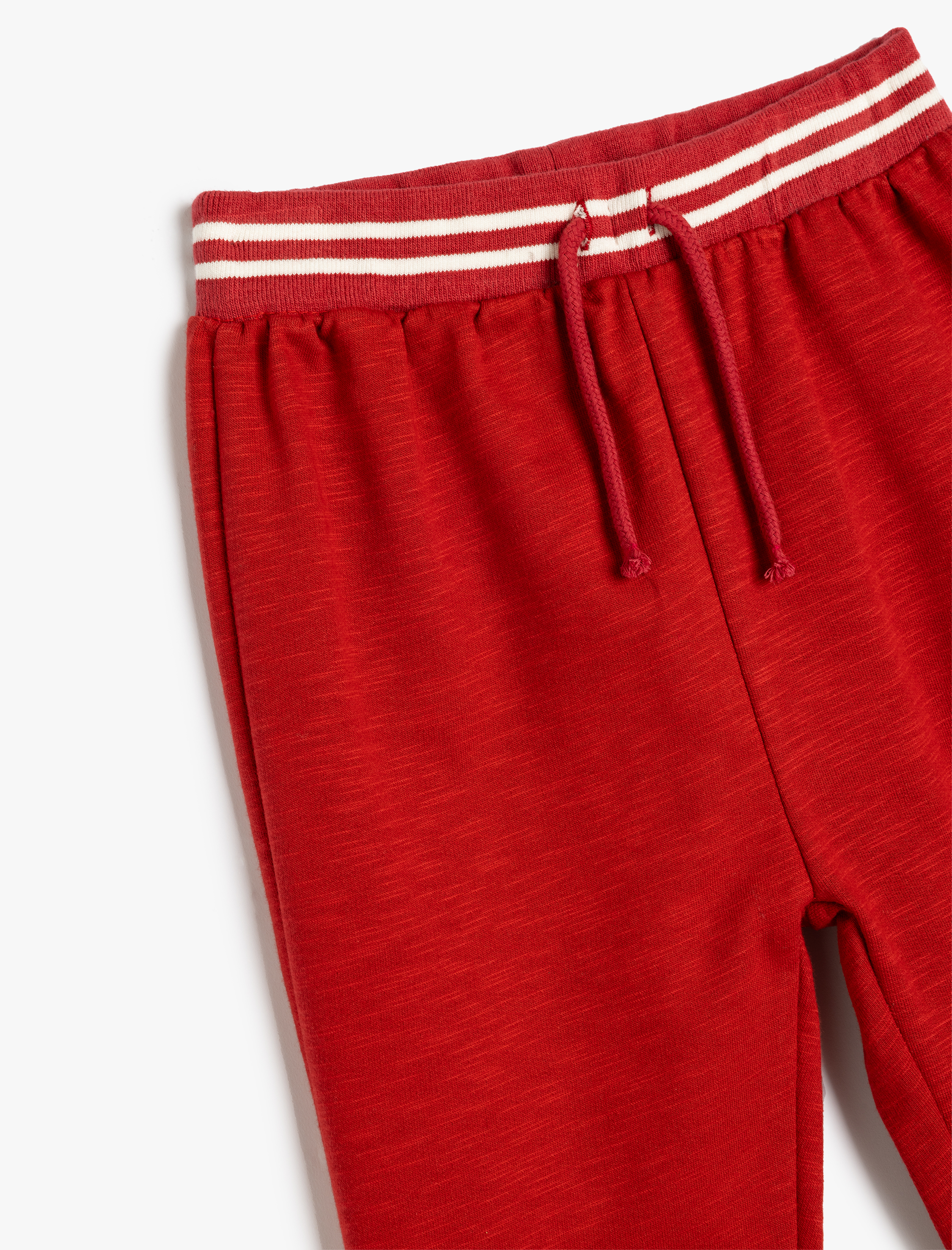  Erkek Bebek Jogger Eşofman Altı Beli Bağlamalı Slogan Baskılı Pamuklu Şardonlu