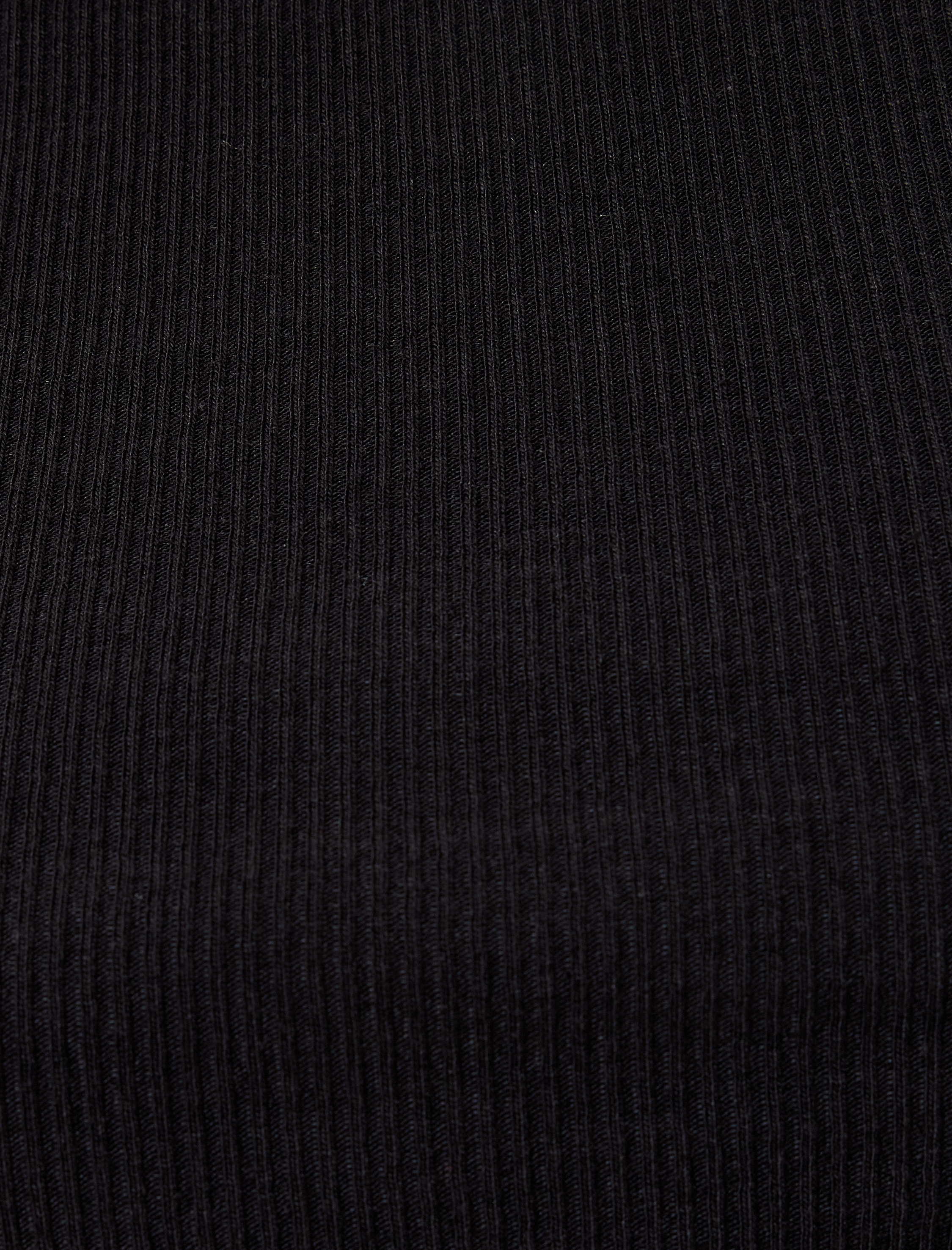   Dik Yaka Fitilli Body Uzun Kollu Slim Fit Pamuklu