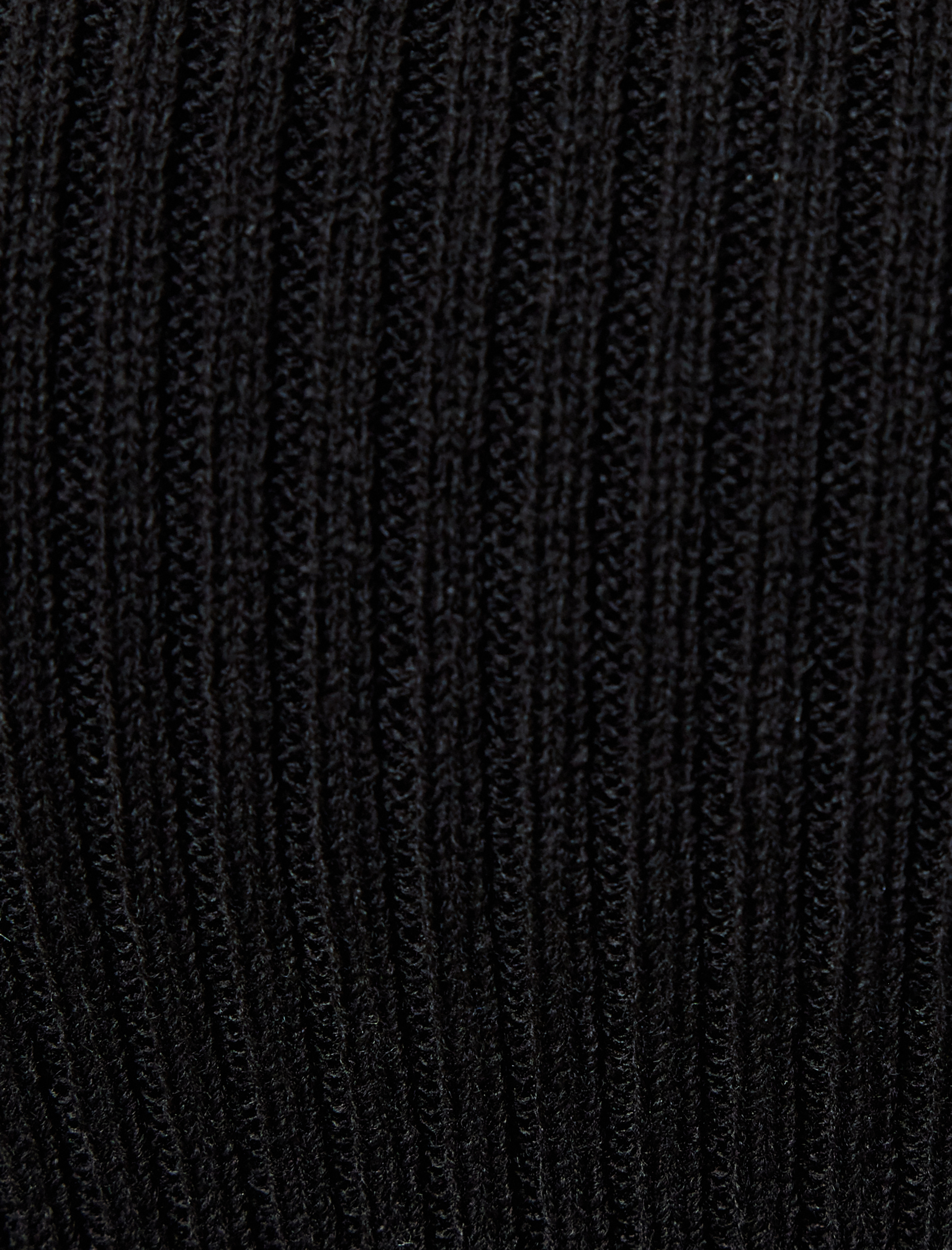 Basic Uzun Kollu Fitilli Triko Boğazlı Kazak