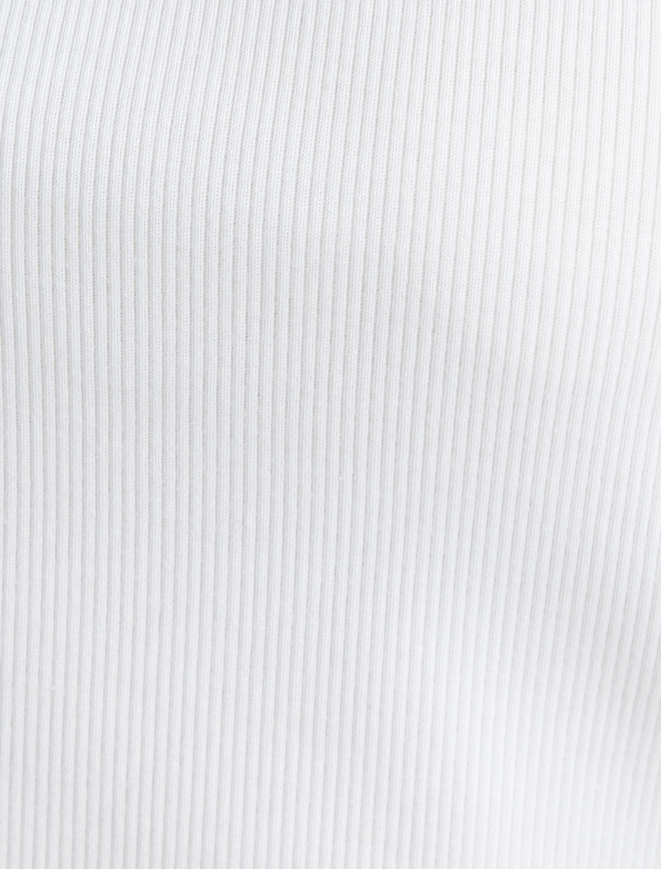   Dik Yaka Kolsuz Tişört Yarım Fermuar Detaylı Pamuklu