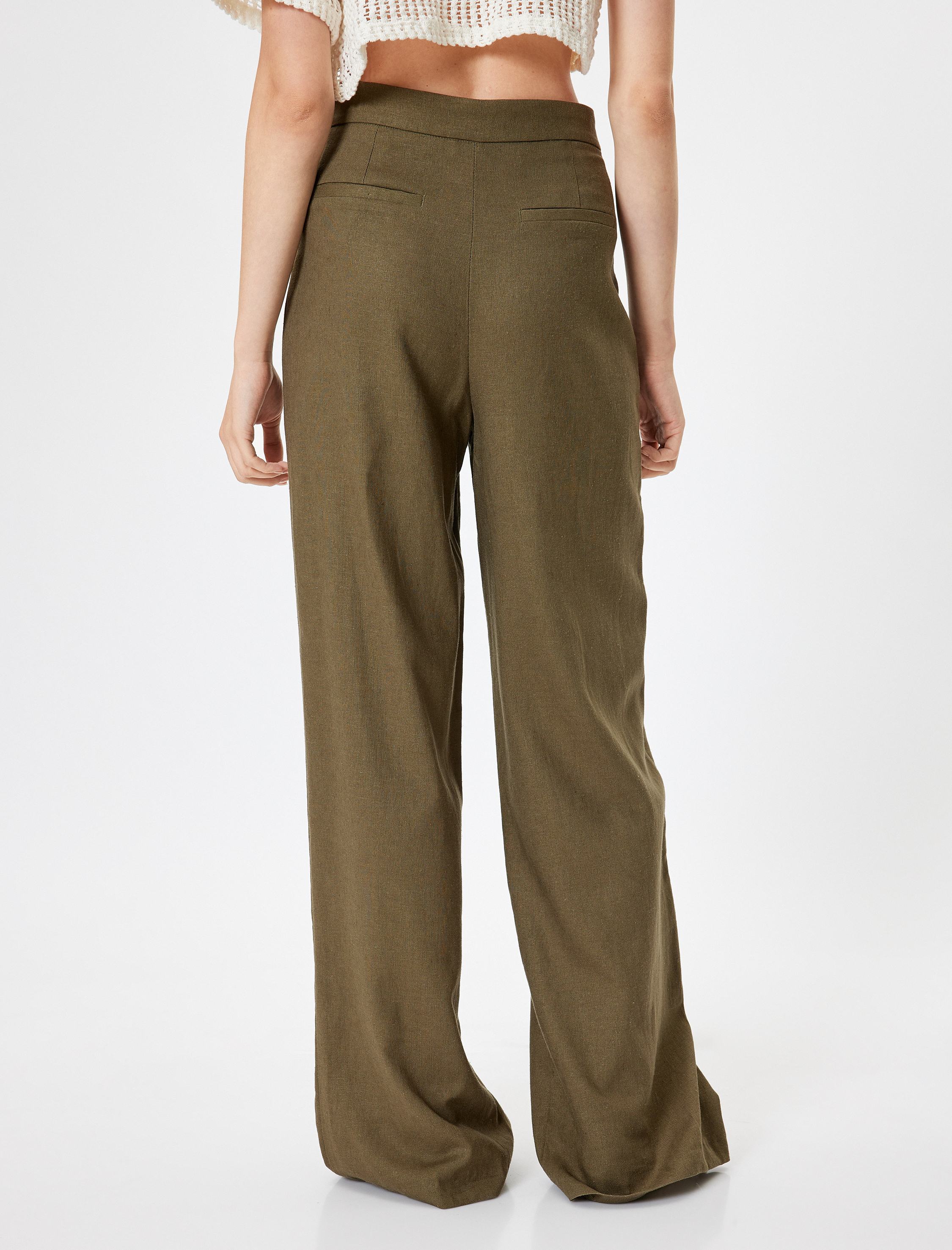   Kruvaze Pantolon Bol Paça