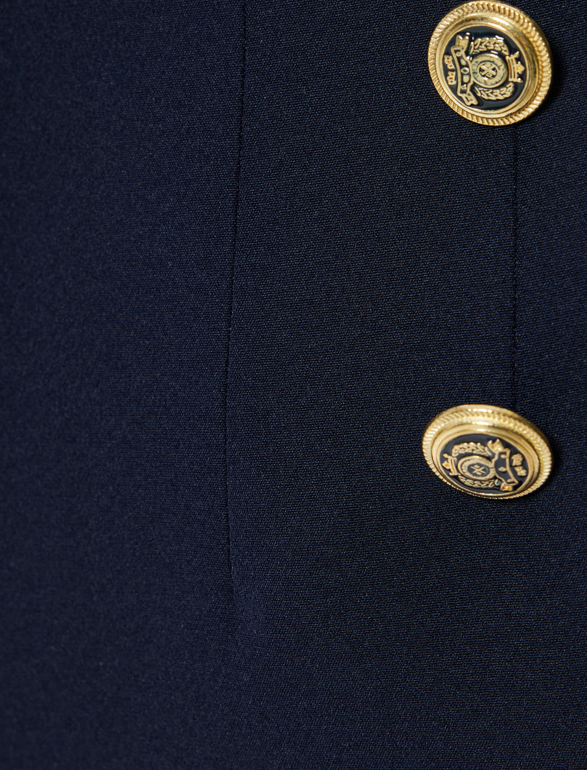   Gold Düğme Detaylı Yüksek Bel Cigarette Pantolon