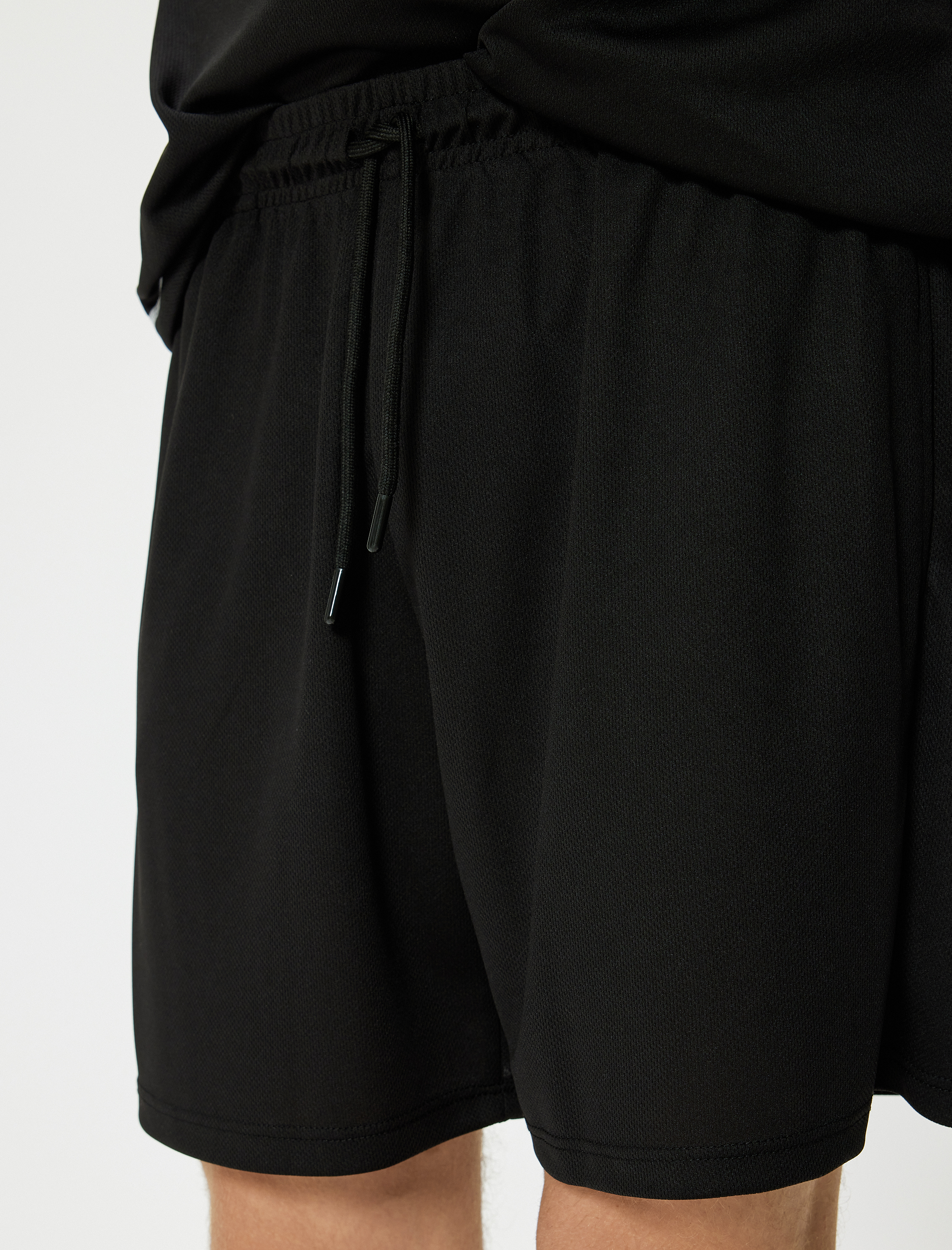 Spor Şort Basic Beli Bağcıklı Cep Detaylı