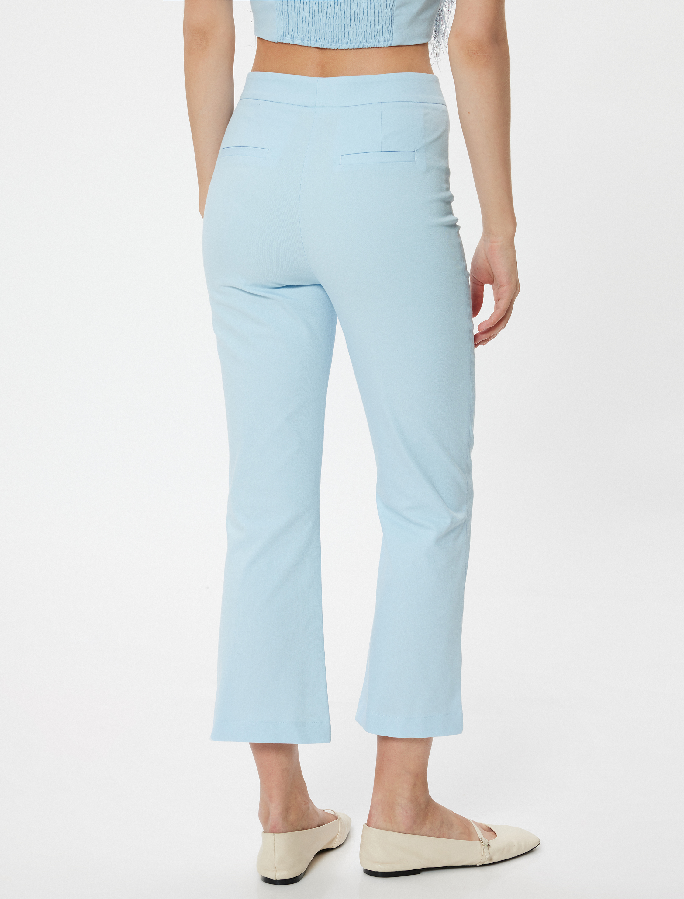 Kısa İspanyol Paça Pantolon