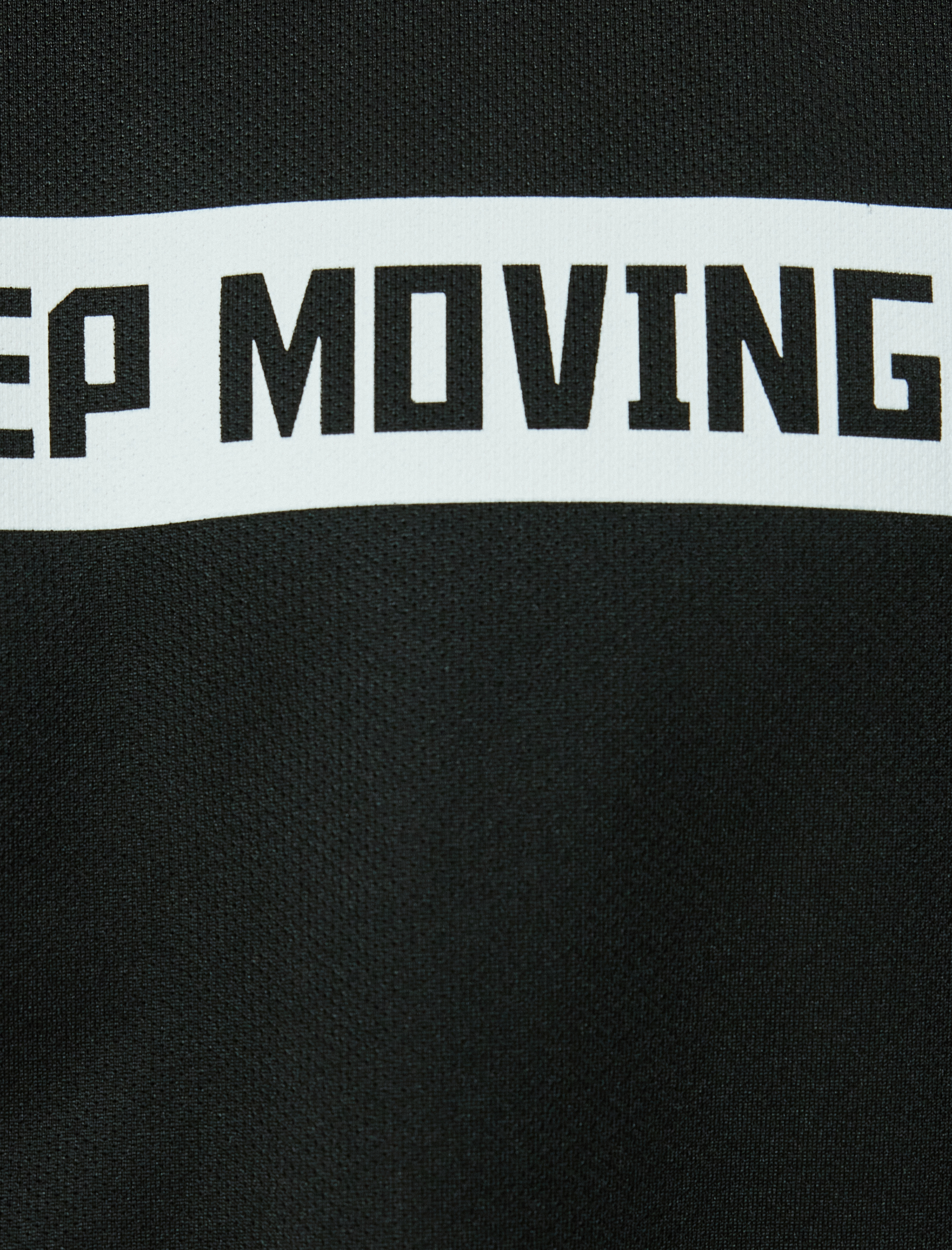   Spor Tişört Slogan Baskılı Bisiklet Yaka Kısa Kollu