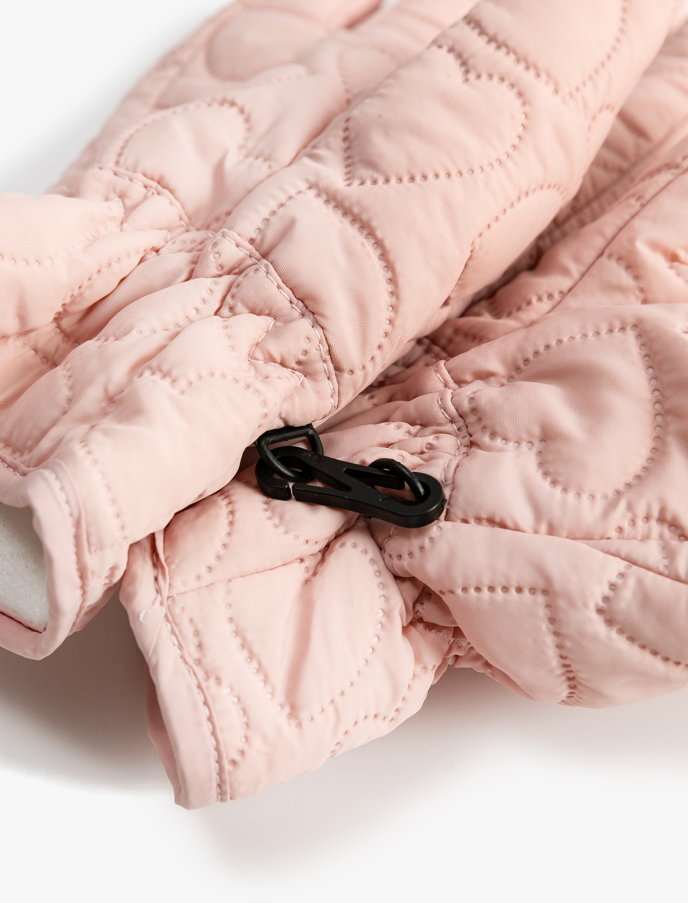  Kız Çocuk Eldiven Kalp Detaylı Kapitoneli