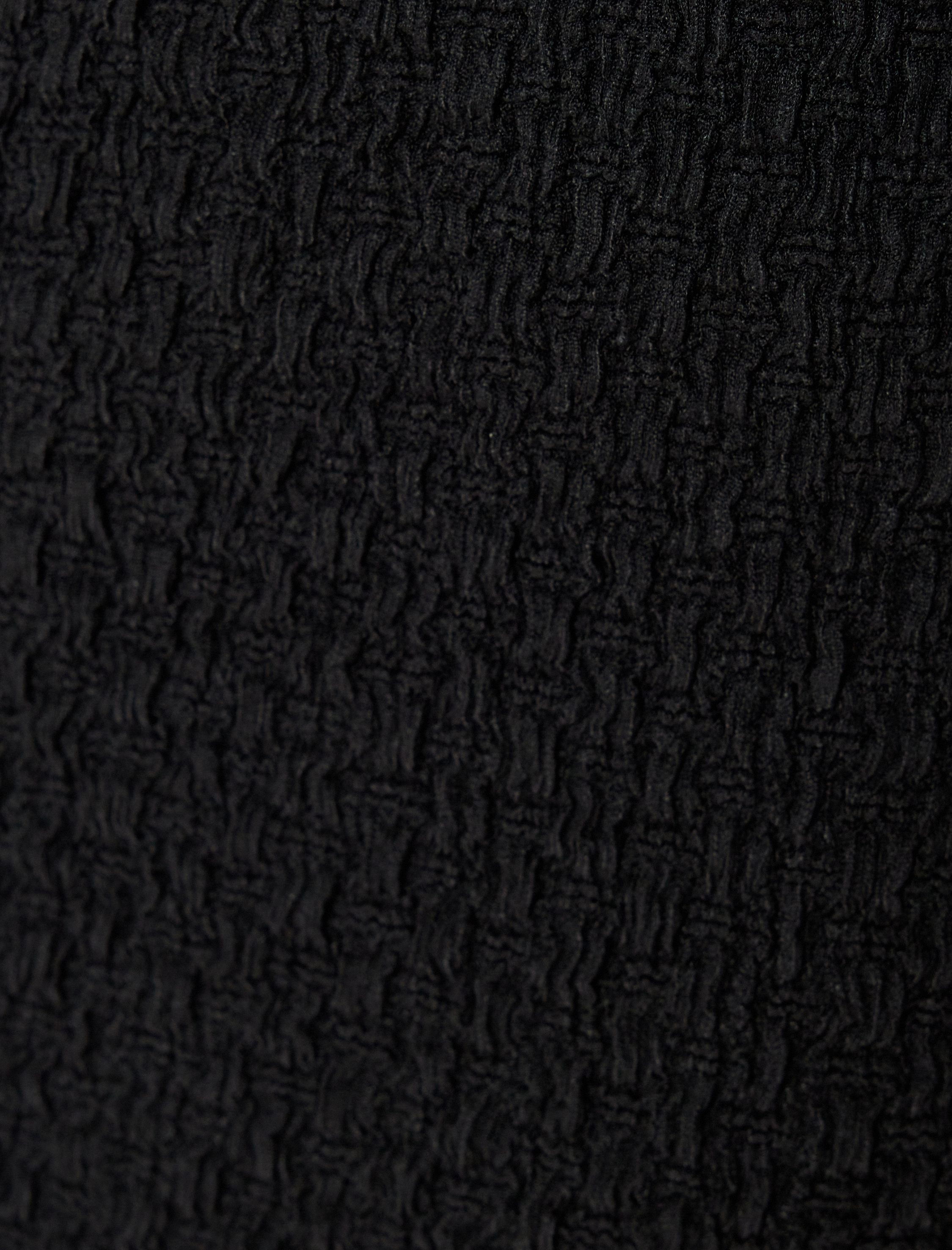 Slim Fit Yırtmaç Detaylı Dokulu Midi Boy Kalem Etek