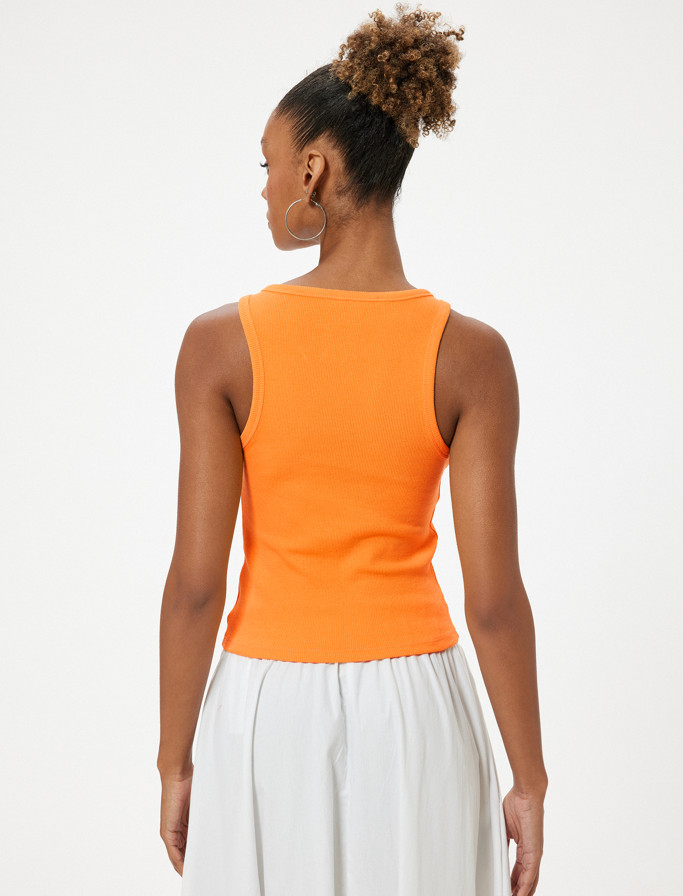 Ribanalı Basic Atlet Pamuklu Slim Fit