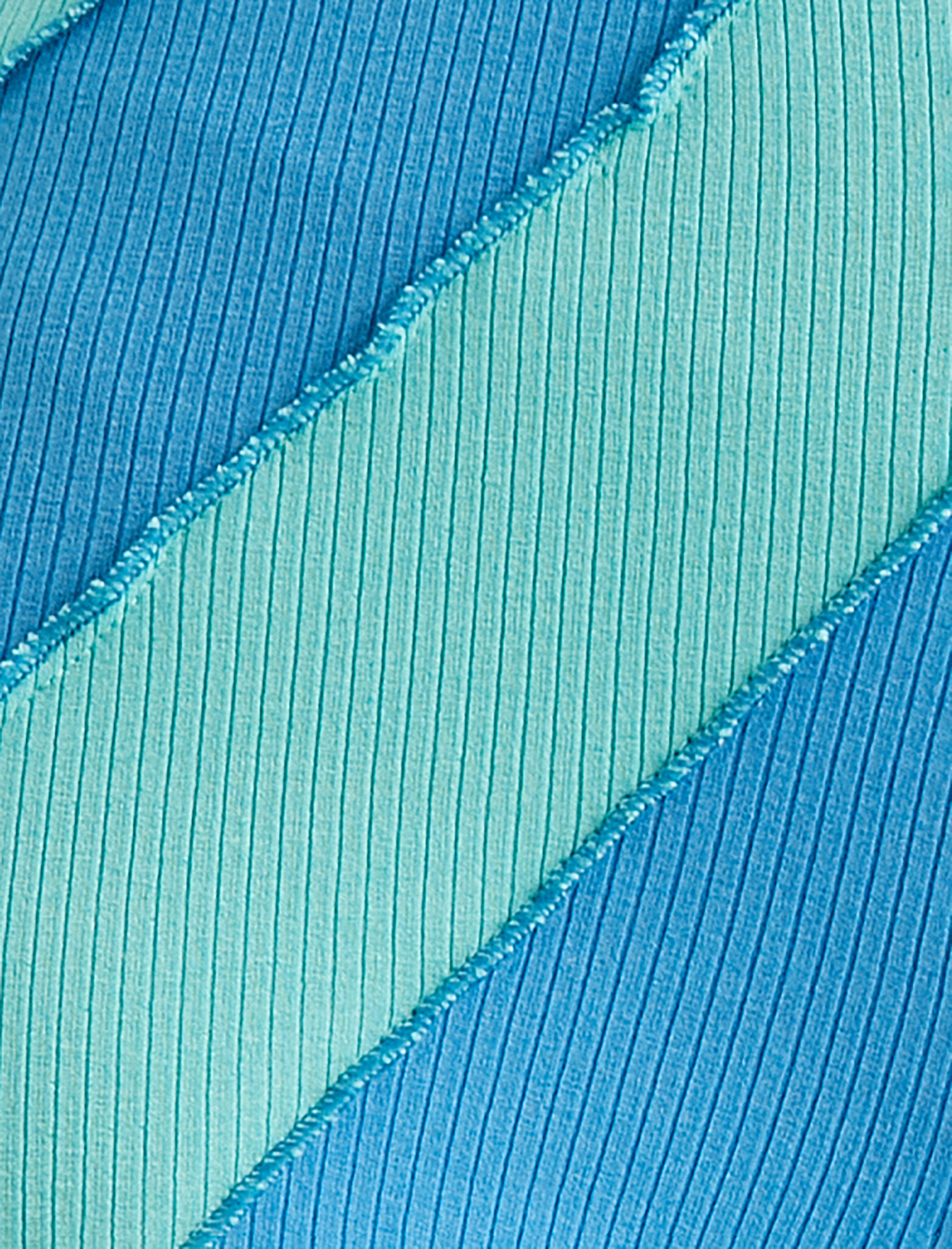 Koton X Şahika Ercümen - İspanyol Paça Fitilli Pantolon Viskon Renk Kontrastlı