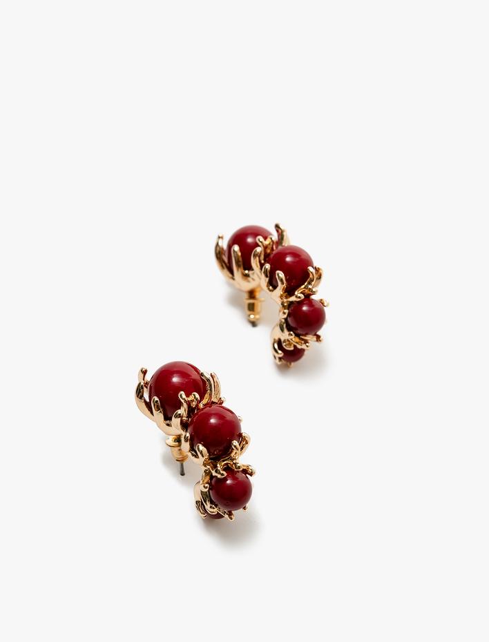 Kadın Soyut Halka Küpe