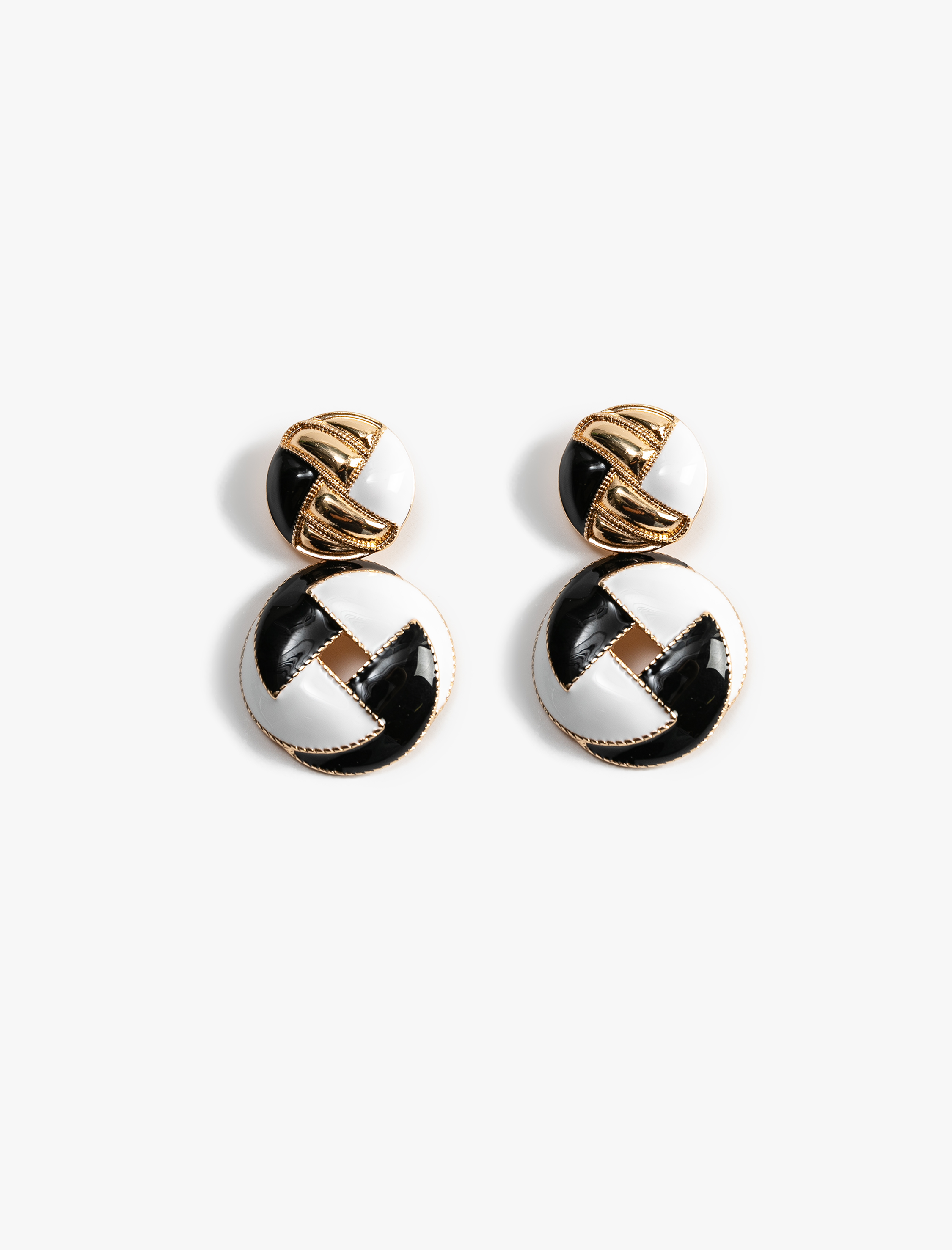  Kadın Geometrik Küpe Sallantılı Çok Renkli