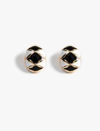 Geometrik Küpe Çok Renkli