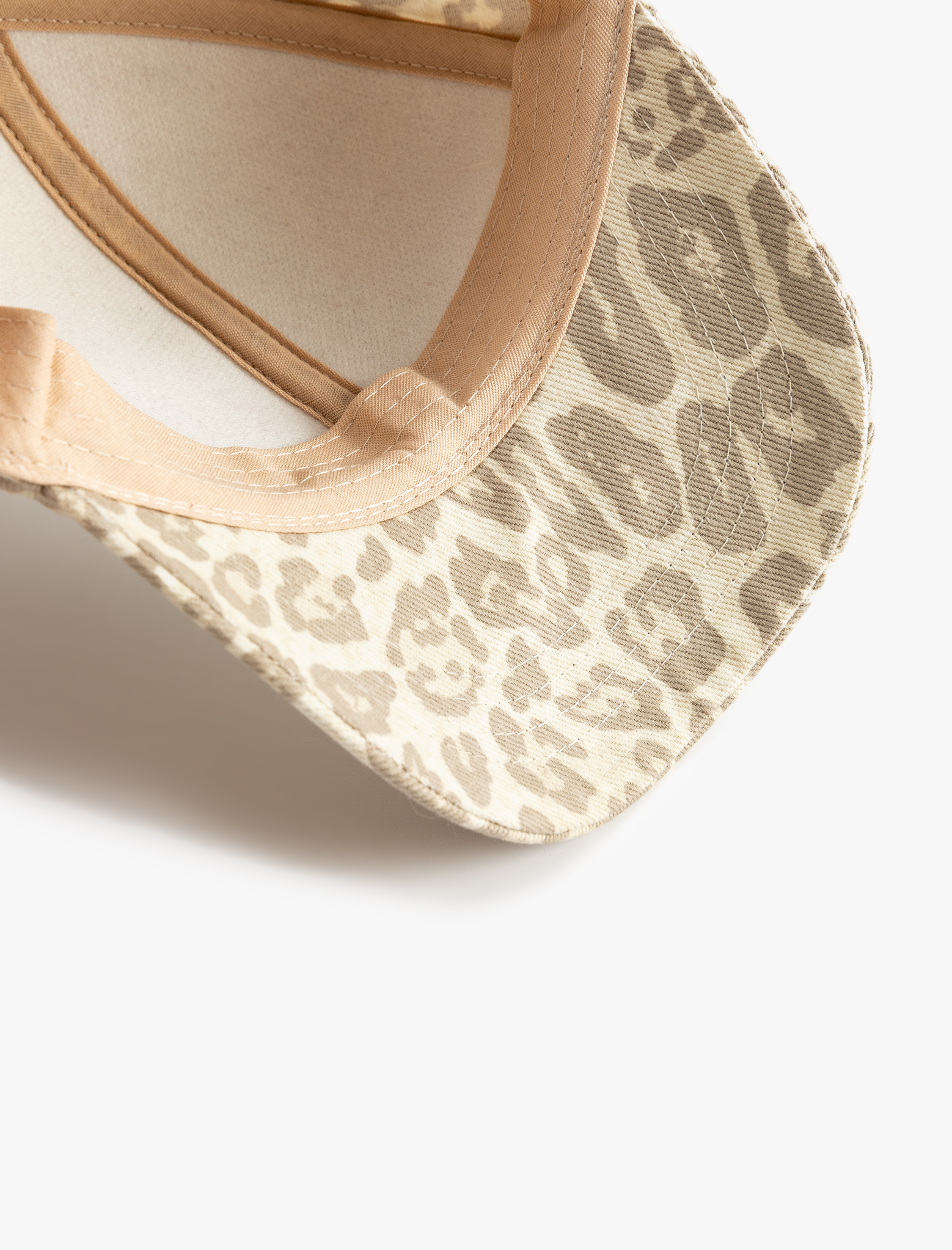  Kadın Kep Şapka Leopar Desenli