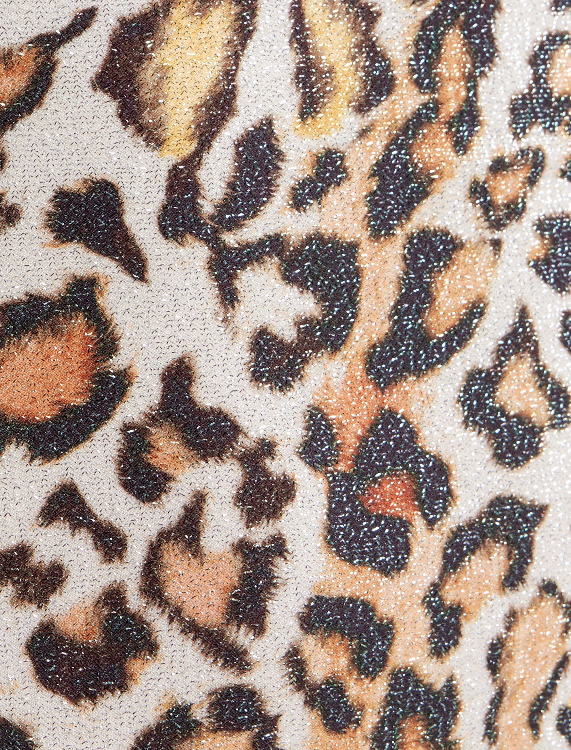   Mini Leopar Elbise Kolsuz Straplez Yaka Pencere Detaylı Slim Fit