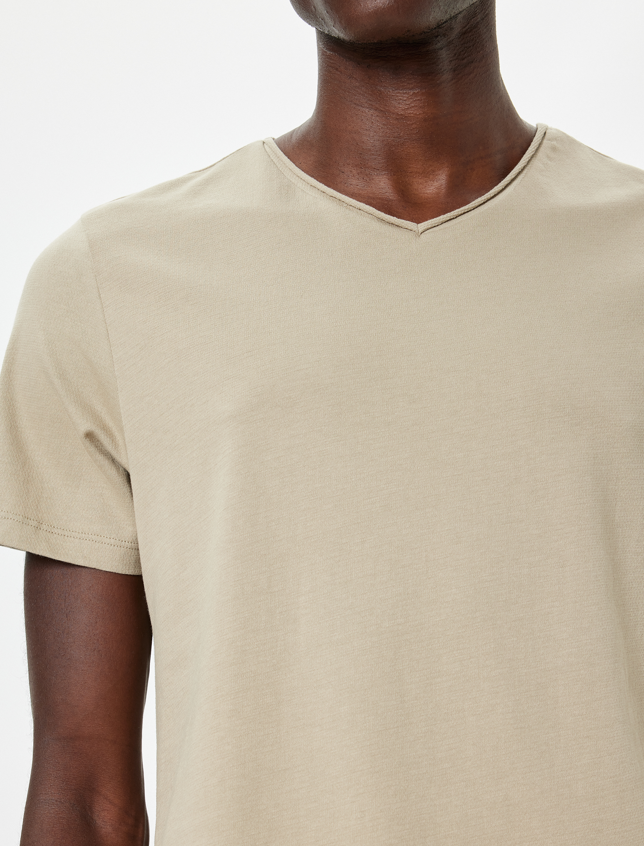   Pamuklu Kısa Kollu Regular Fit Bisiklet Yaka Basic Tişört