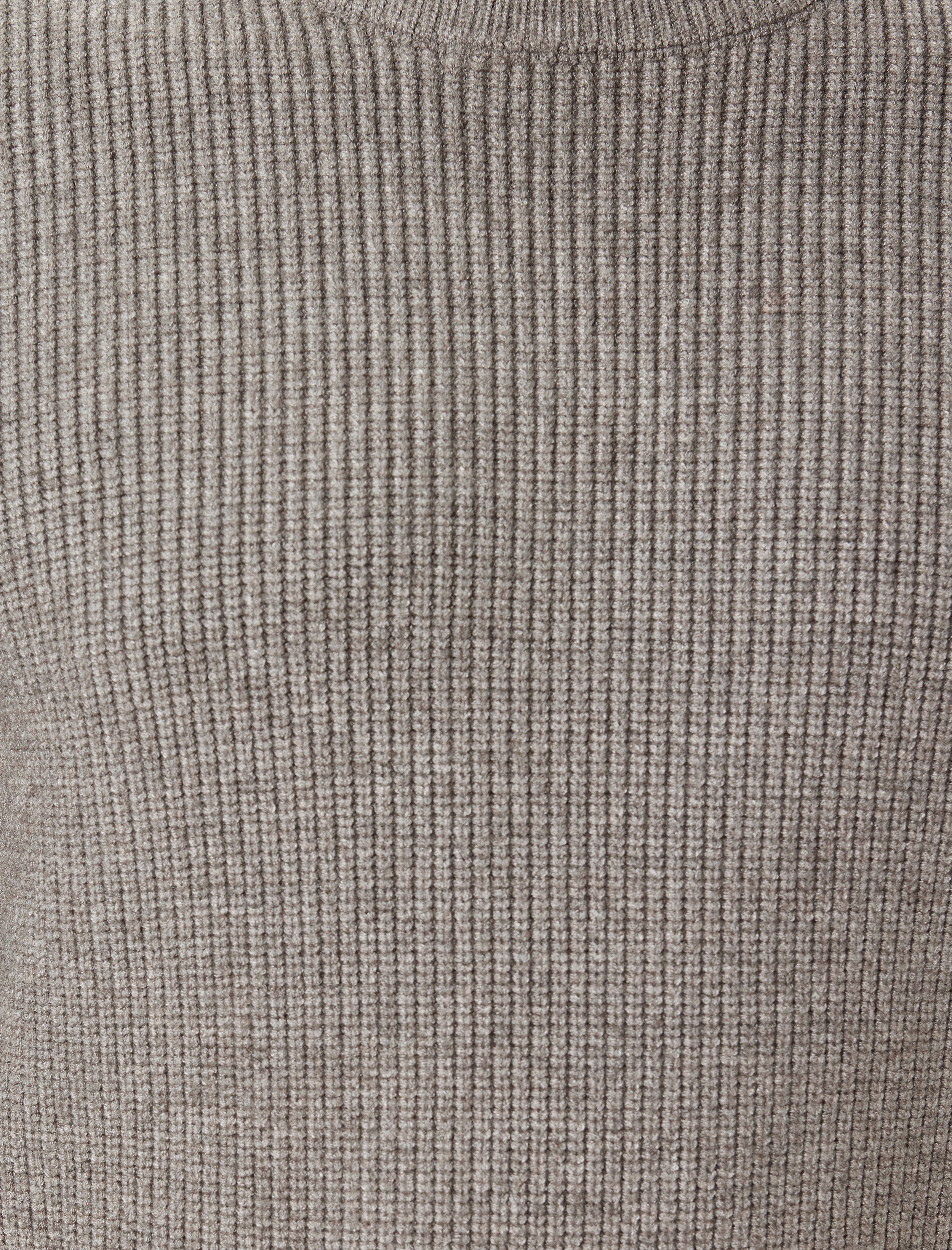   Kışlık Triko Kazak Basic Bisiklet Yaka Renk Kontrast Detaylı